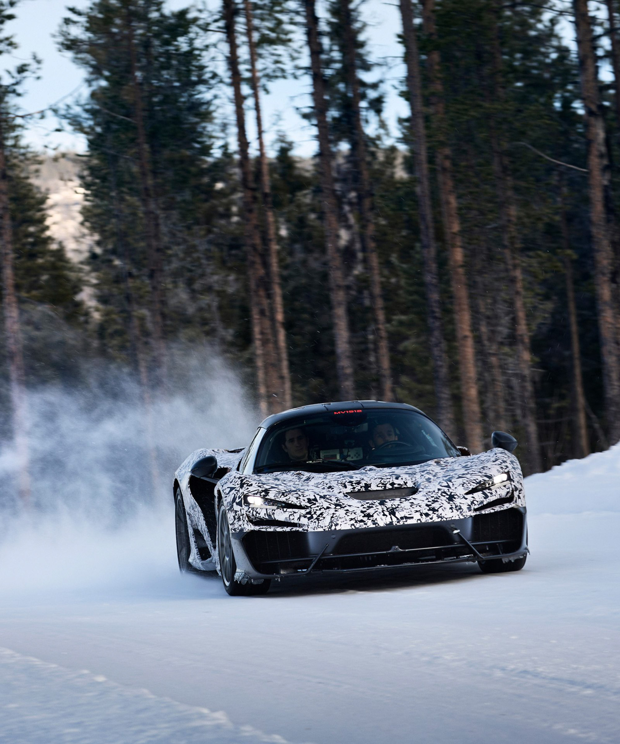 McLaren Shows W1 Testing In The Snow, But Is Aston’s Valhalla Going To Freeze It Out?