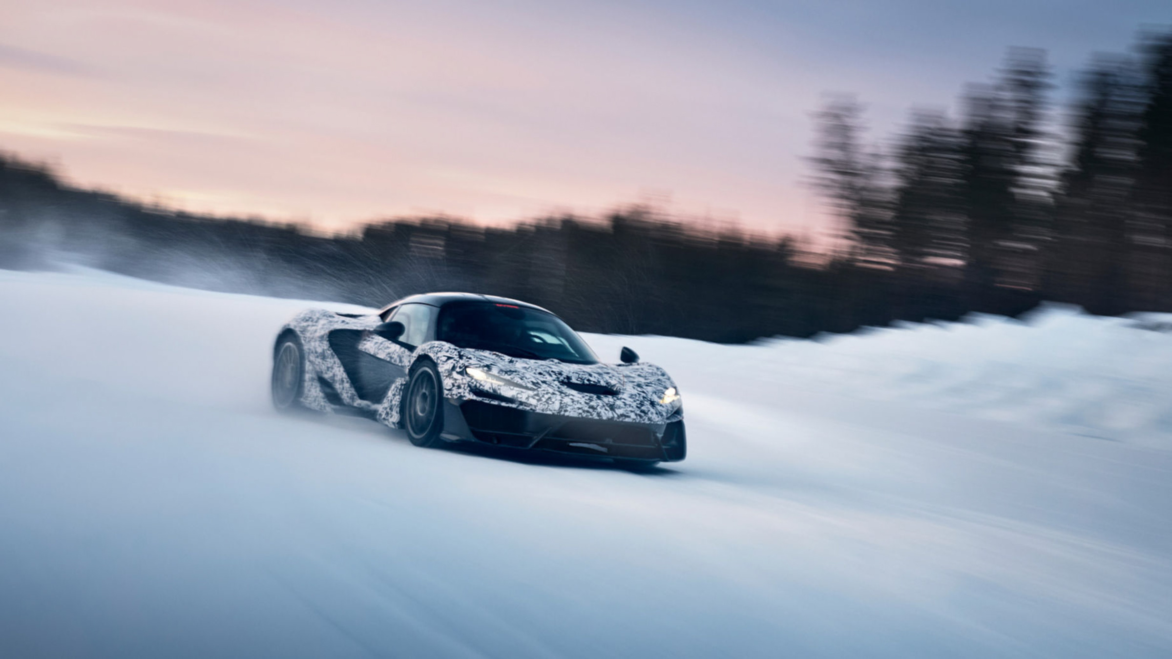 McLaren Shows W1 Testing In The Snow, But Is Aston’s Valhalla Going To Freeze It Out?