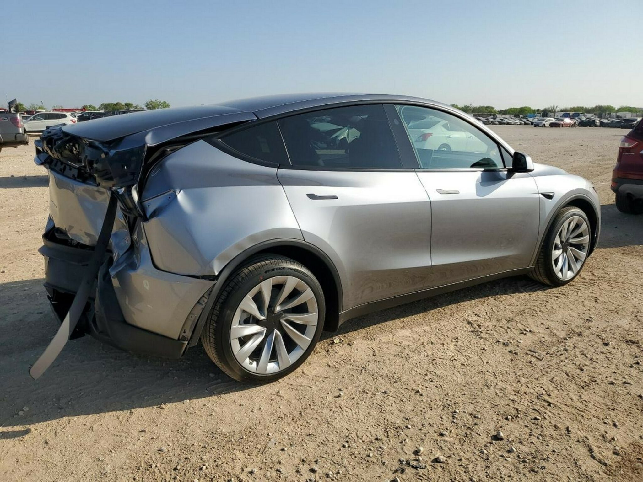 Exploding Model Y Would You Save This 106-Mile Tesla Model Y Launch Series From The ...