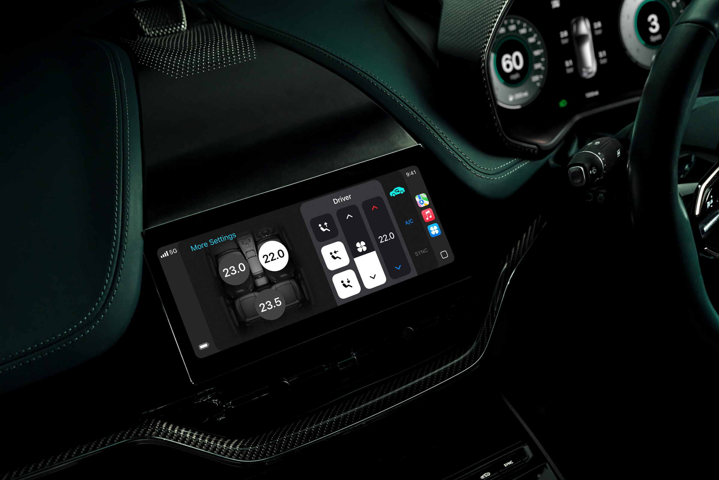 Apple CarPlay Ultra Aston Martin 00006