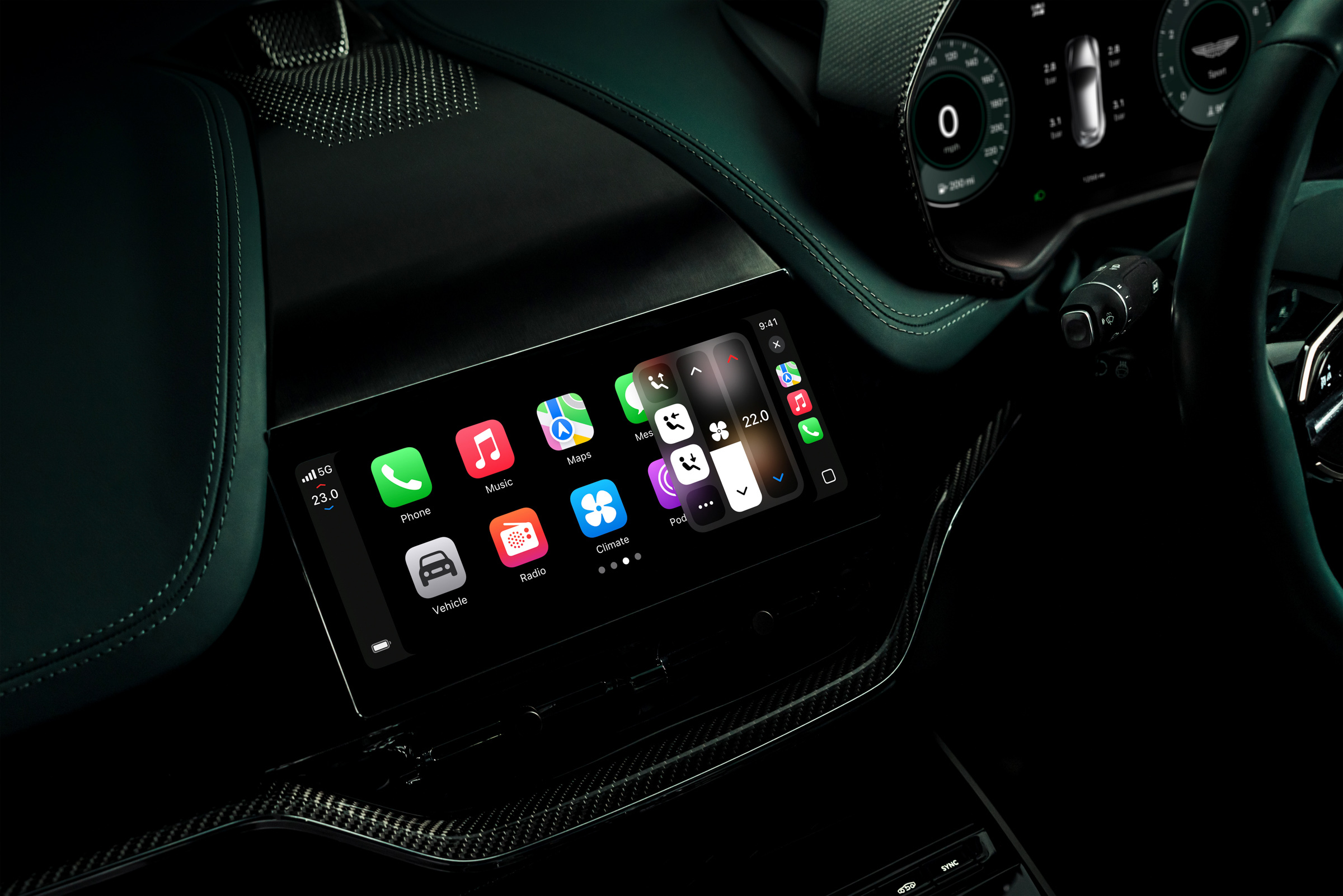 Apple CarPlay Ultra Aston Martin 00007