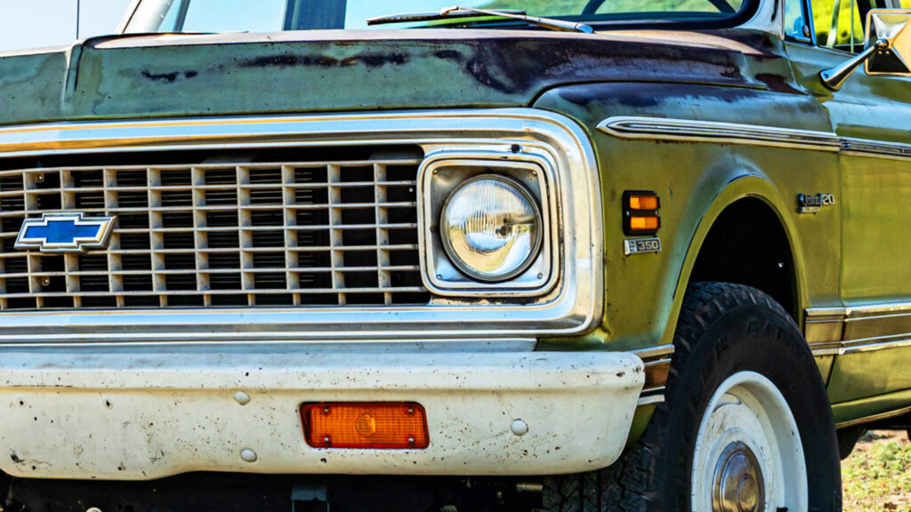  You’d Never Guess A New Chevy Is Hiding Under This Rusty Old Truck
