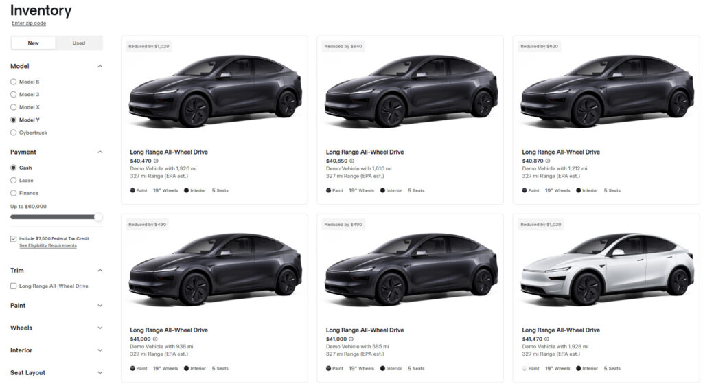  Tesla Kicks Off First Discounts On Model Y Juniper