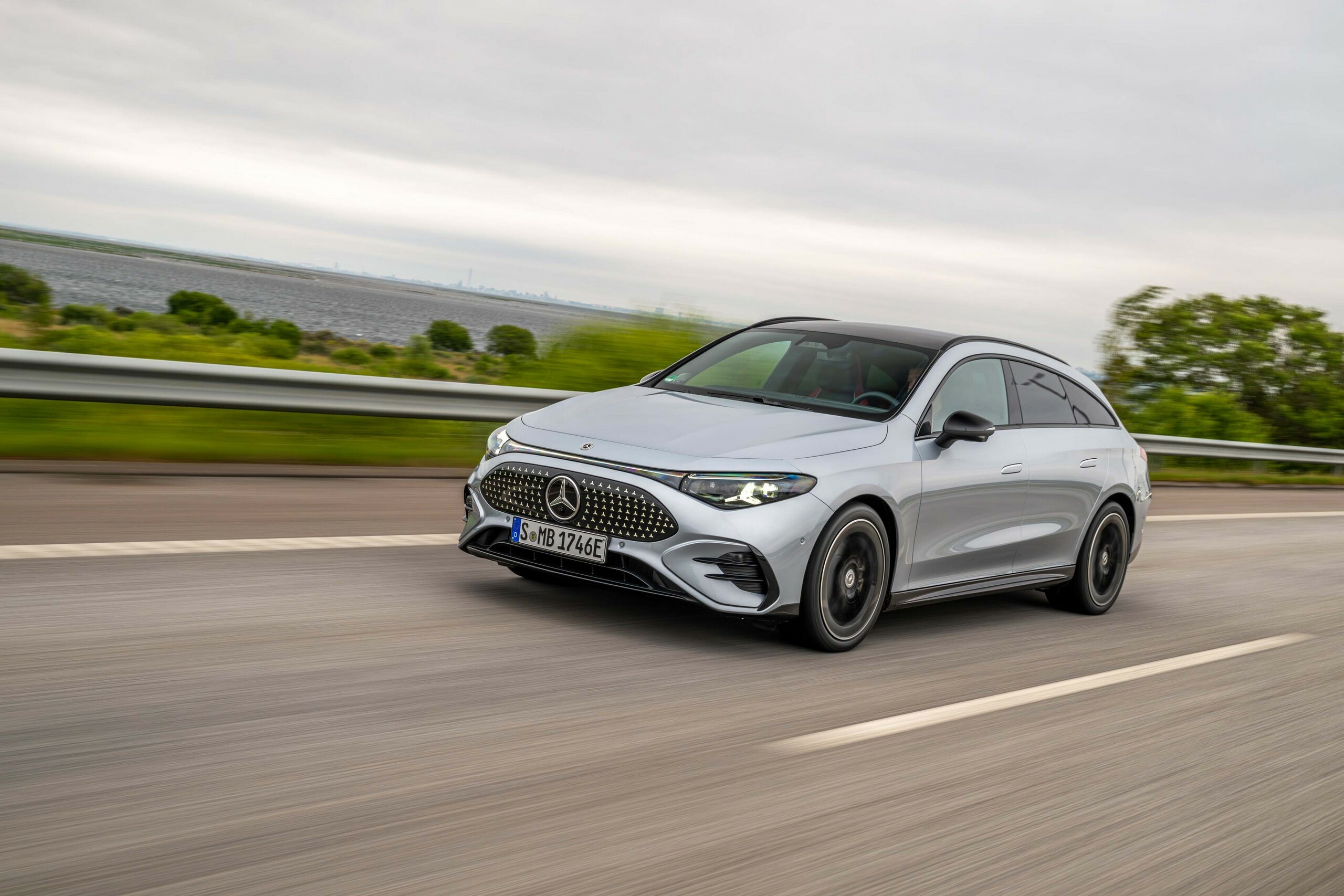 Mercedes Made An Electrified CLA Wagon With Stars In The Roof