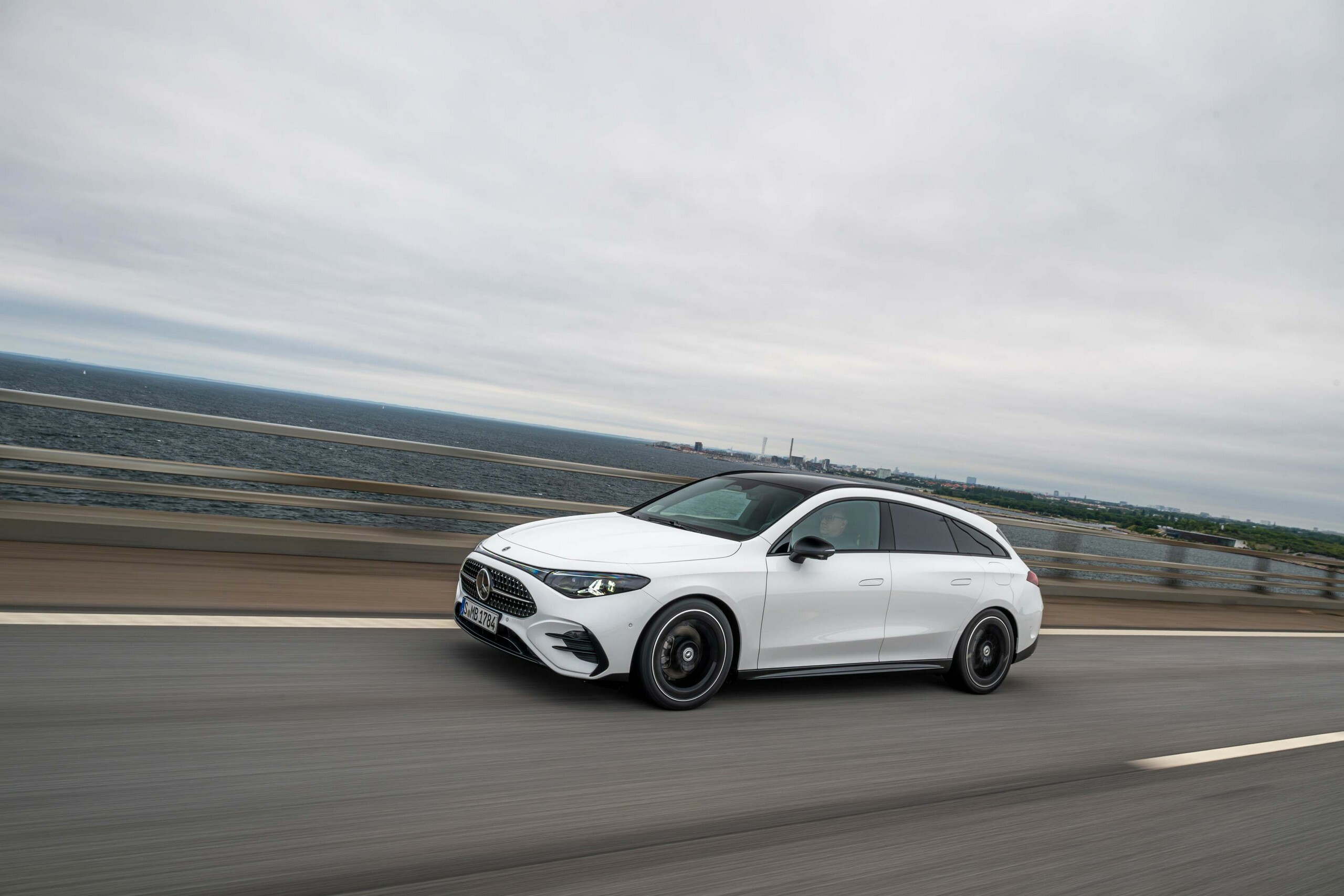 Mercedes Made An Electrified CLA Wagon With Stars In The Roof