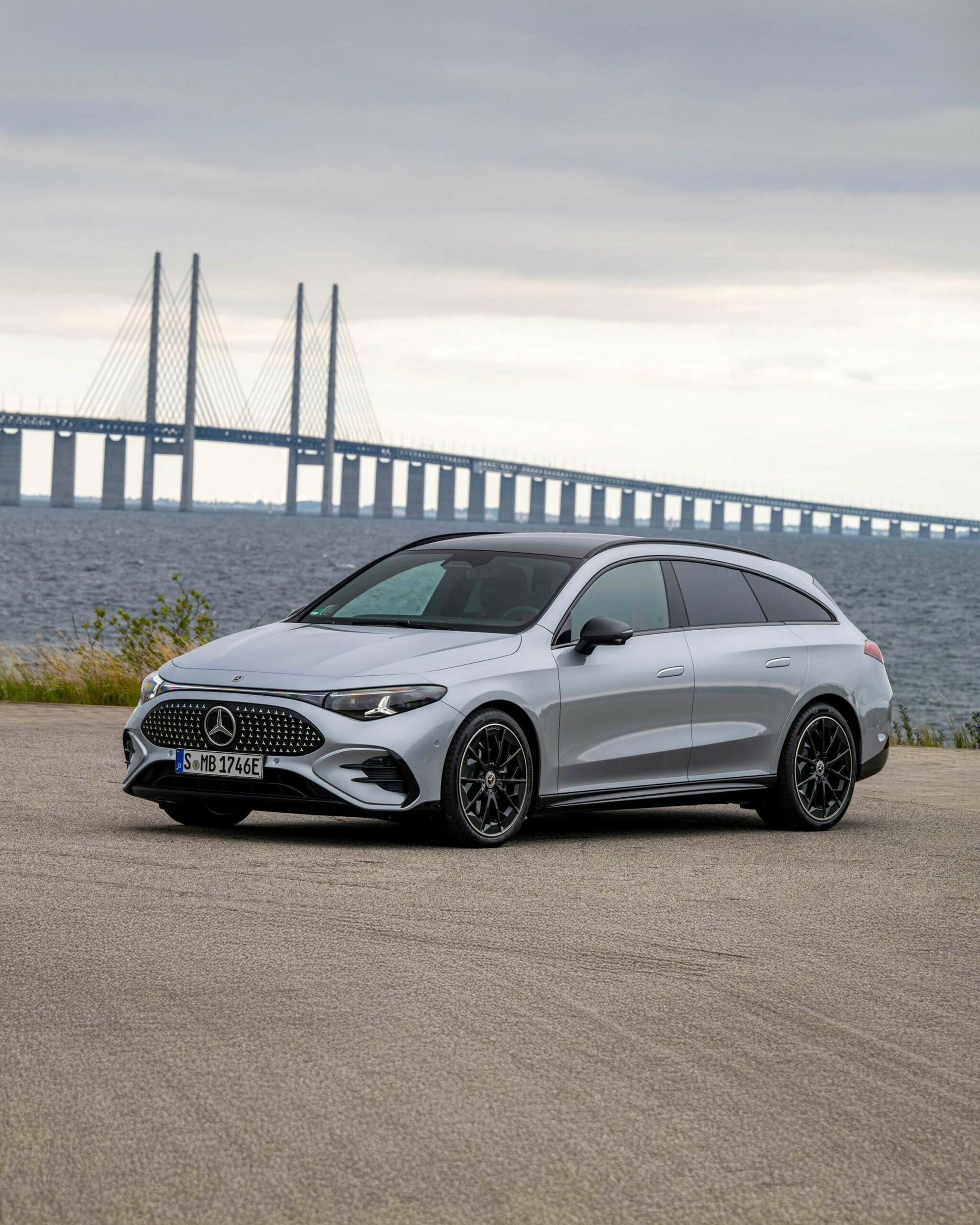 Mercedes Made An Electrified CLA Wagon With Stars In The Roof