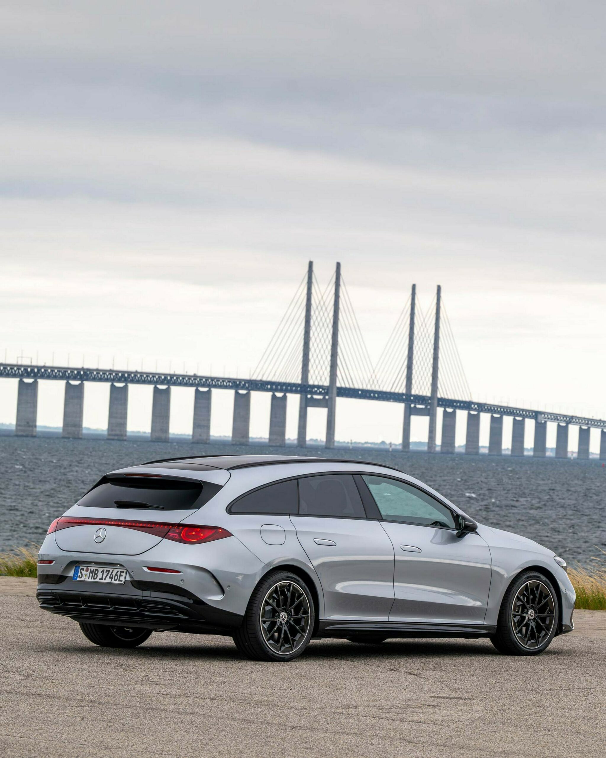 Mercedes Made An Electrified CLA Wagon With Stars In The Roof