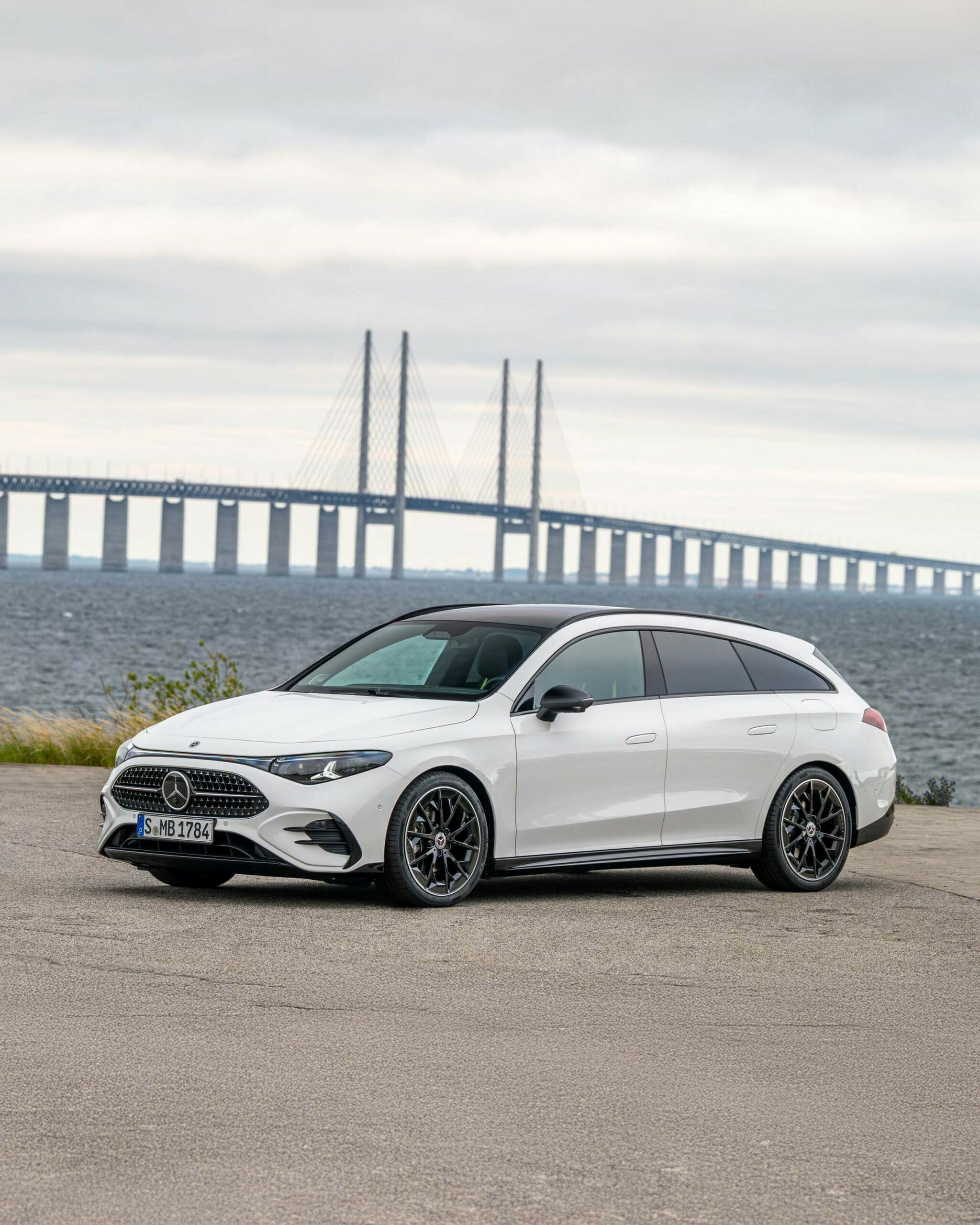 Mercedes Made An Electrified CLA Wagon With Stars In The Roof