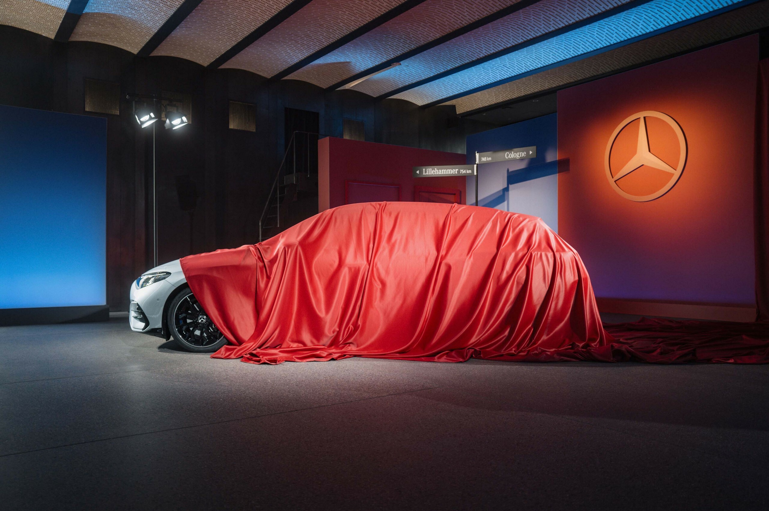 Mercedes Made An Electrified CLA Wagon With Stars In The Roof