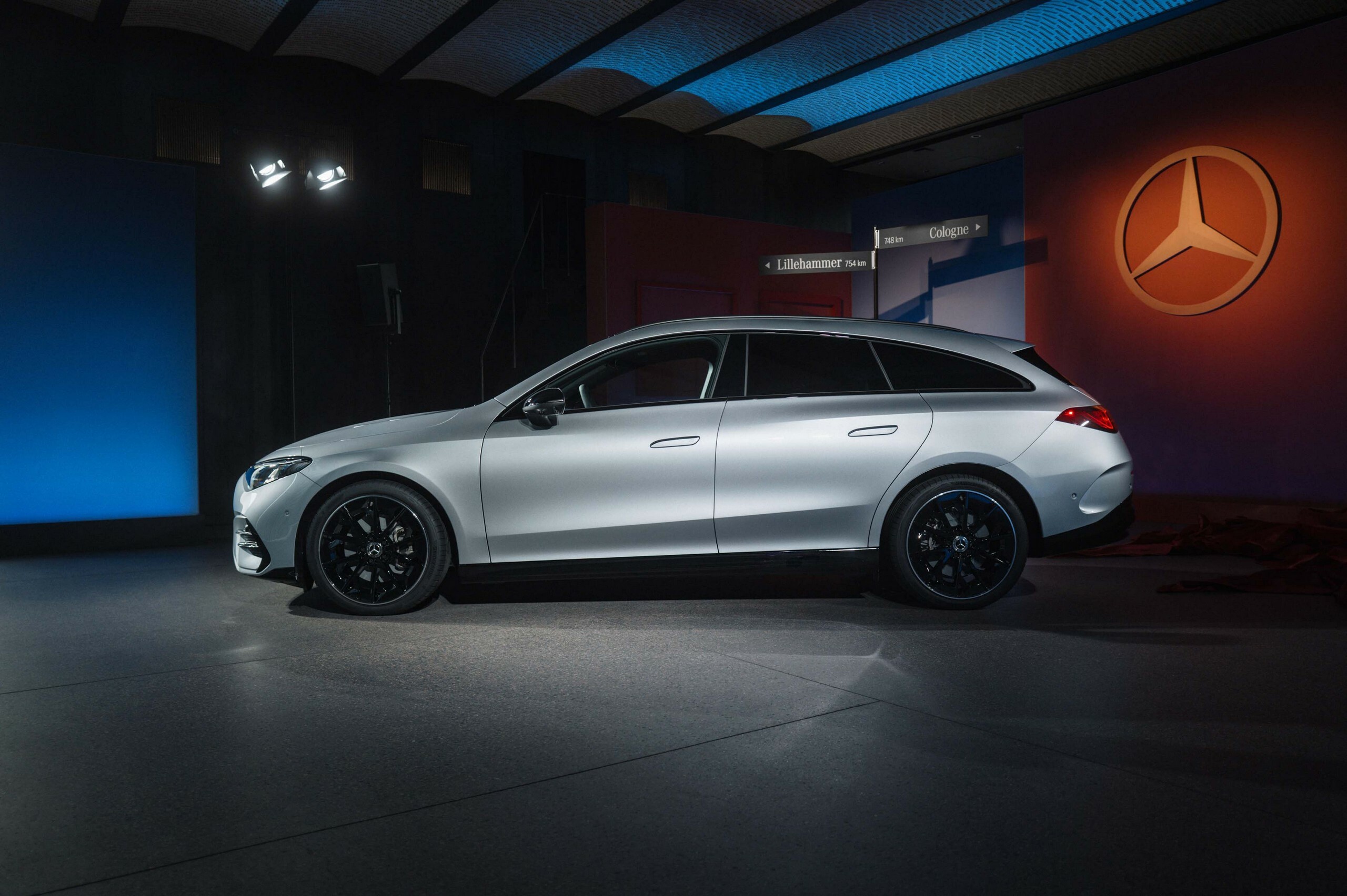 Mercedes Made An Electrified CLA Wagon With Stars In The Roof
