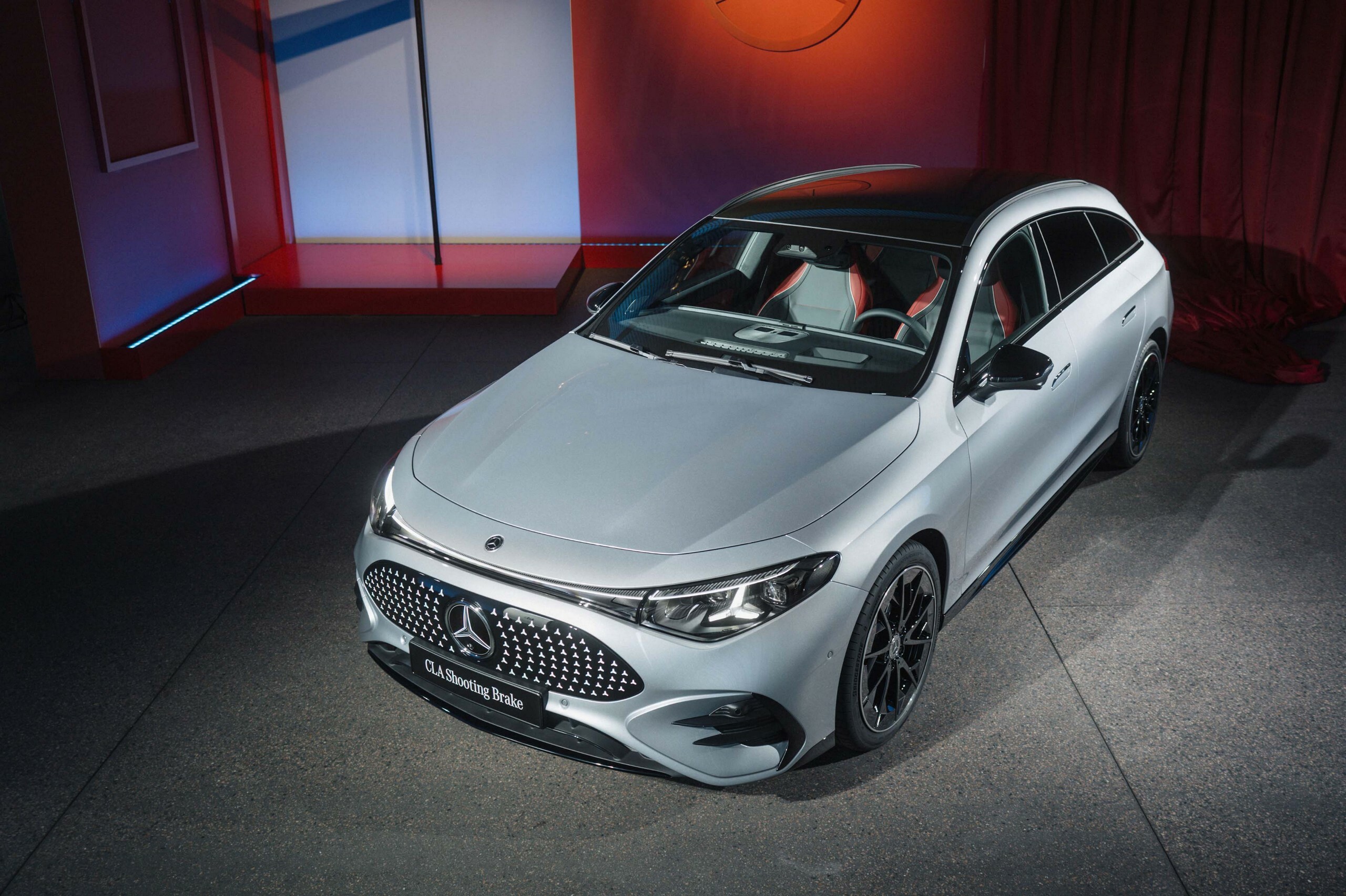 Mercedes Made An Electrified CLA Wagon With Stars In The Roof