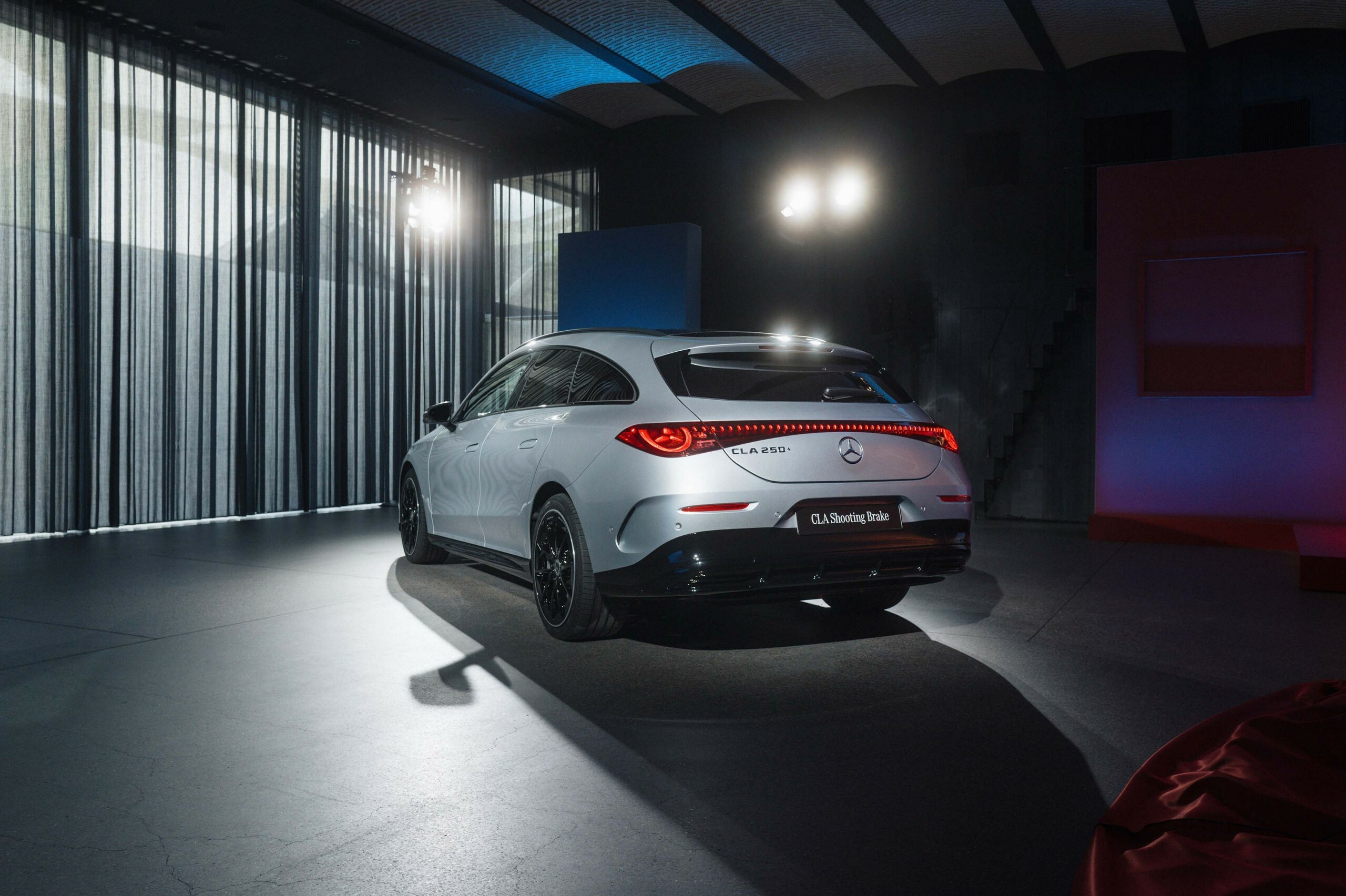 Mercedes Made An Electrified CLA Wagon With Stars In The Roof