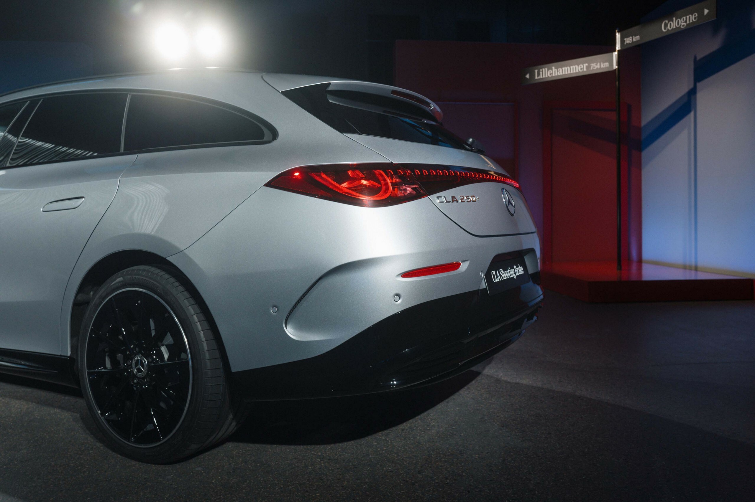 Mercedes Made An Electrified CLA Wagon With Stars In The Roof