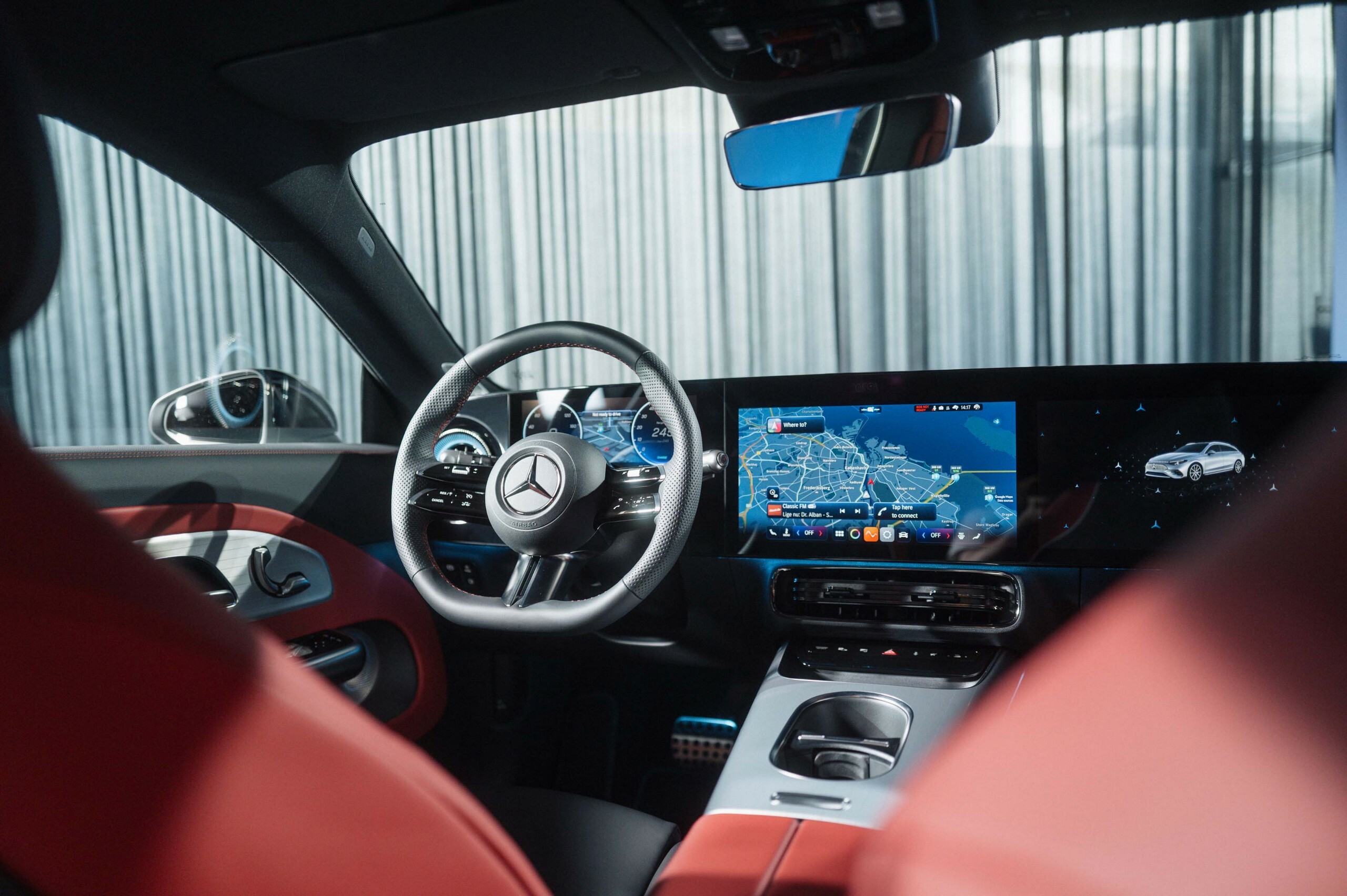 Mercedes Made An Electrified CLA Wagon With Stars In The Roof