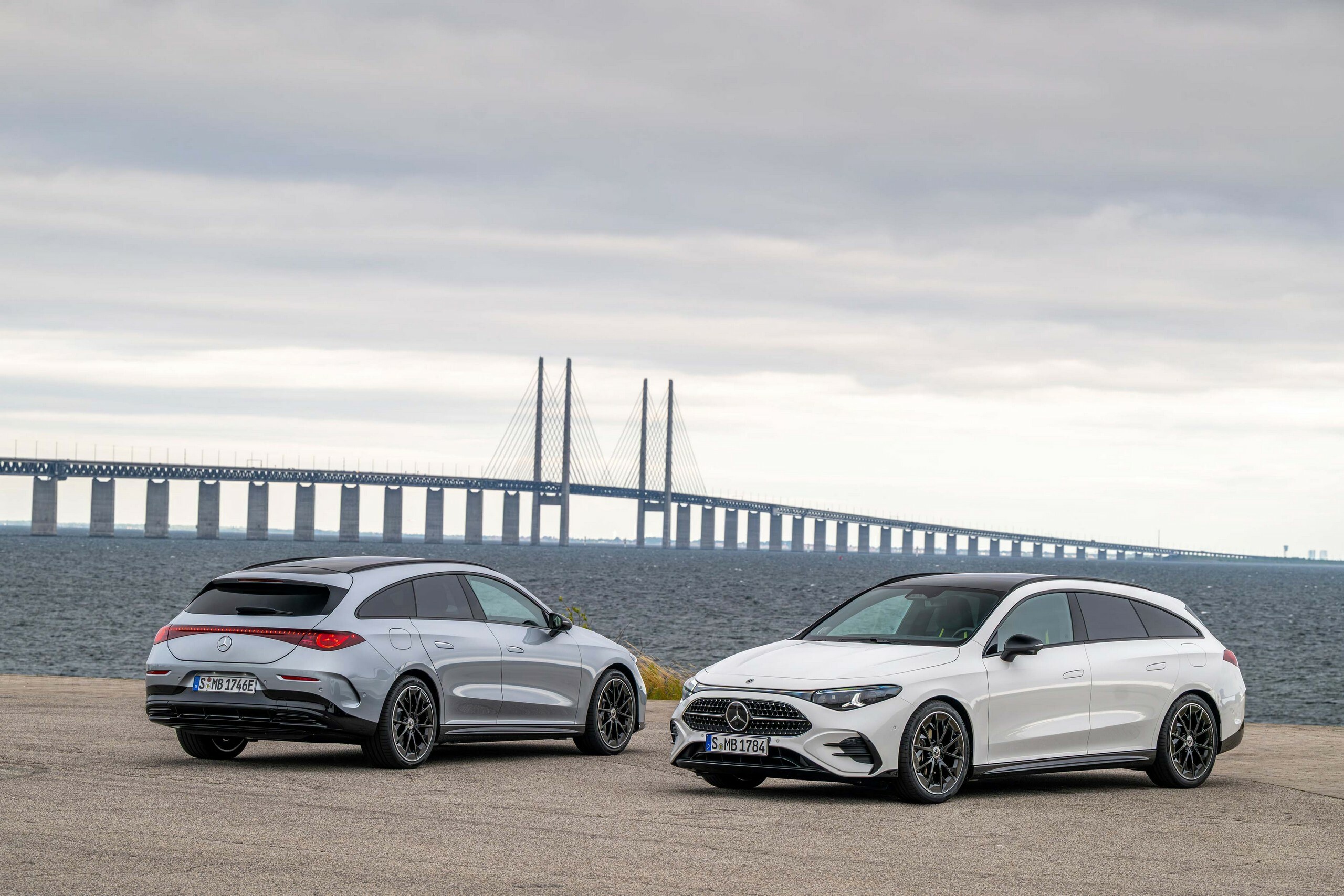 Mercedes Made An Electrified CLA Wagon With Stars In The Roof