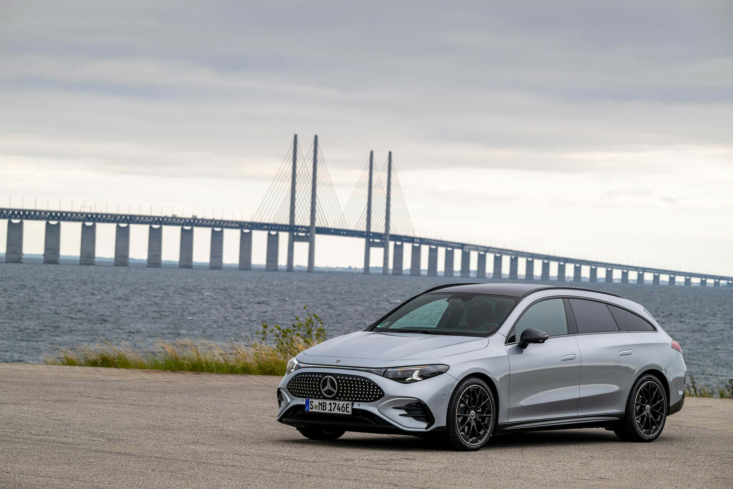 Mercedes Made An Electrified CLA Wagon With Stars In The Roof
