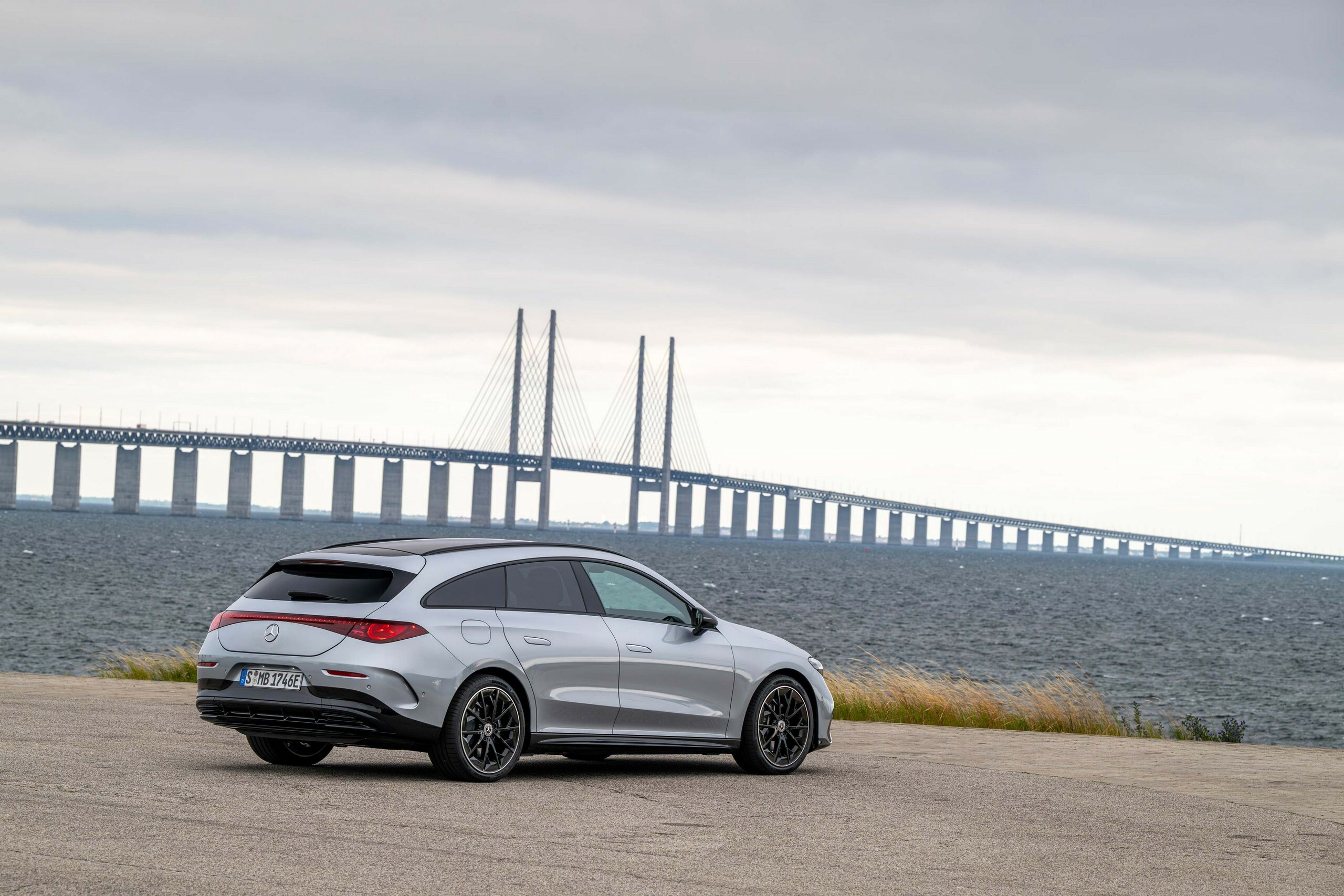 Mercedes Made An Electrified CLA Wagon With Stars In The Roof