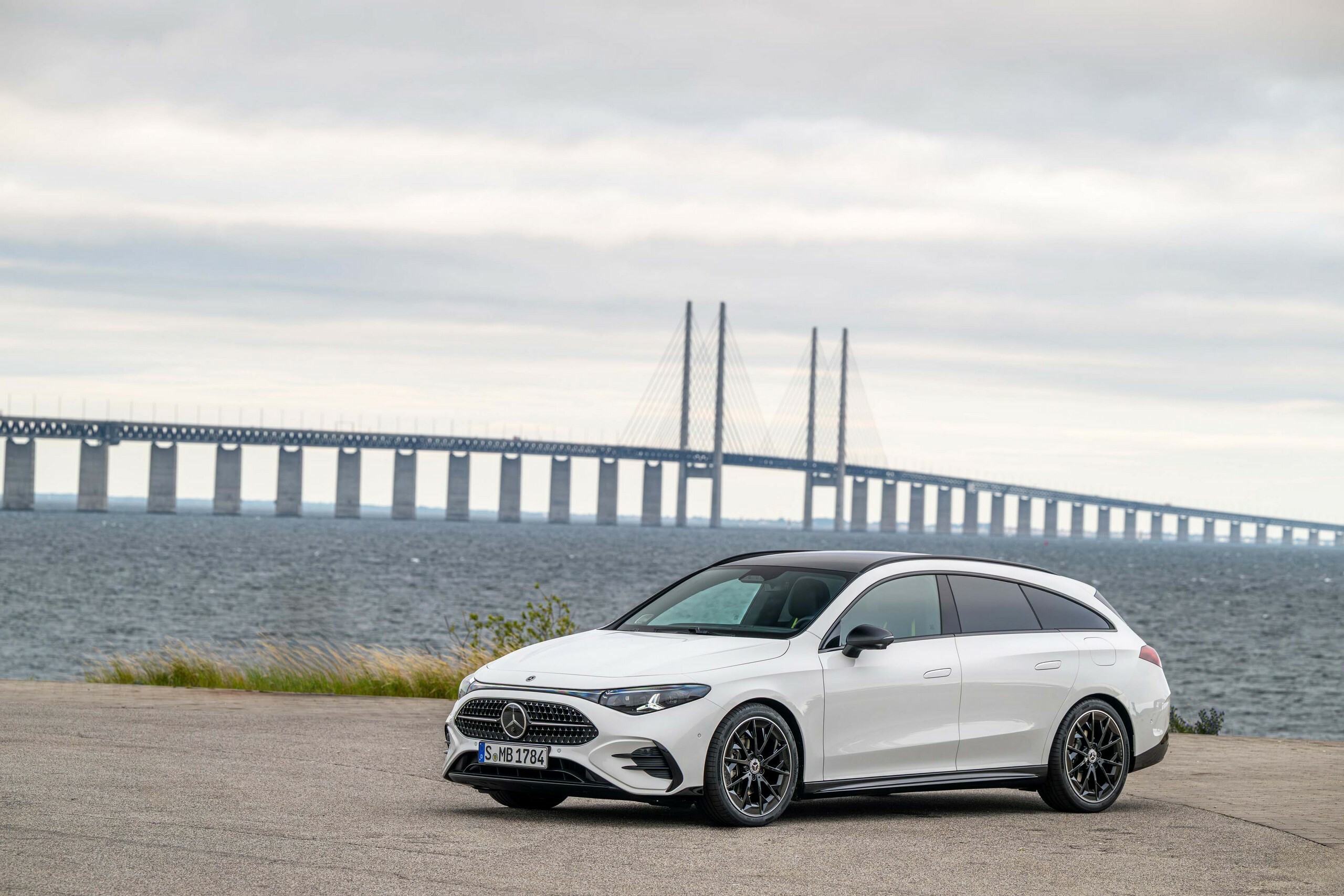 Mercedes Made An Electrified CLA Wagon With Stars In The Roof