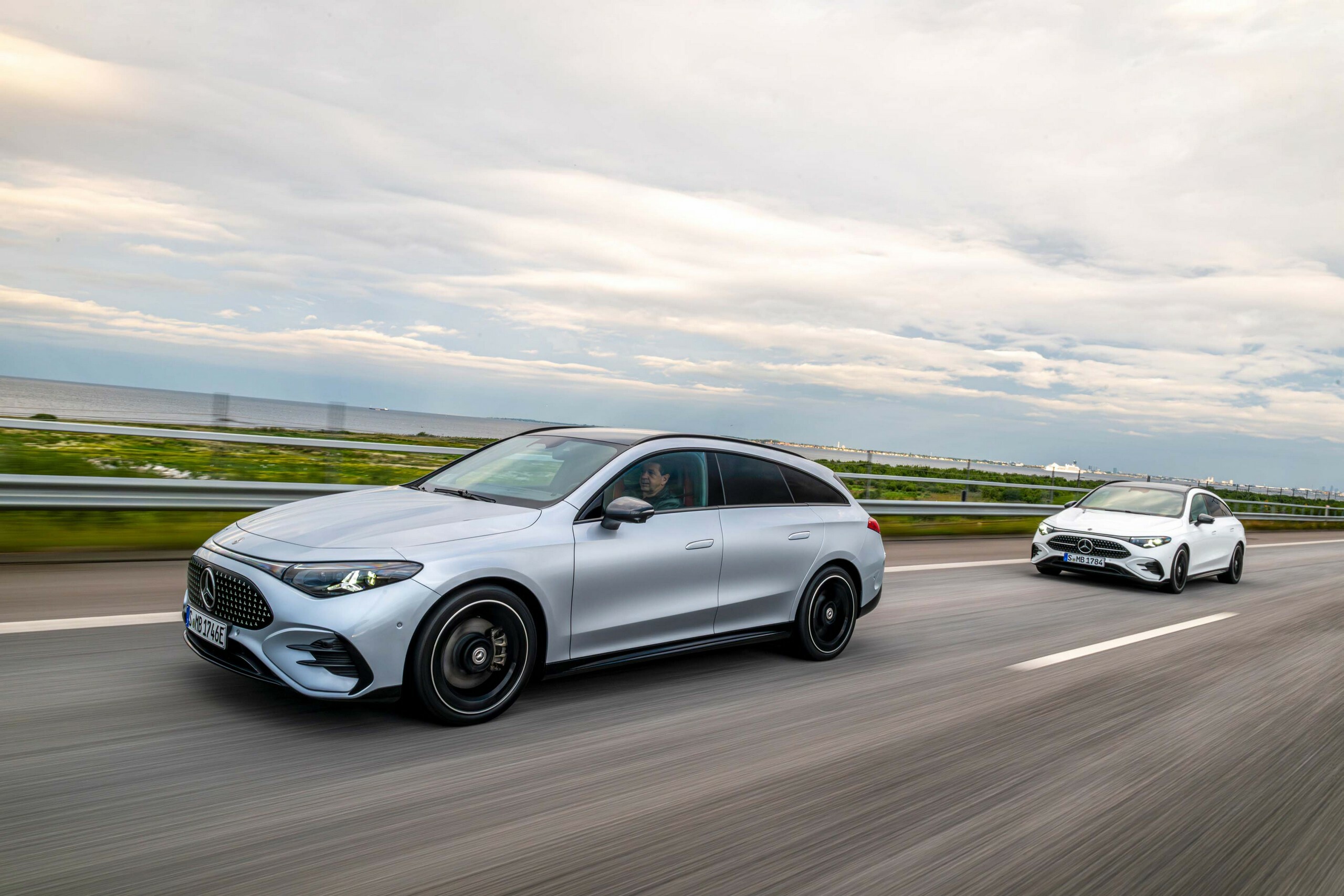 Mercedes Made An Electrified CLA Wagon With Stars In The Roof