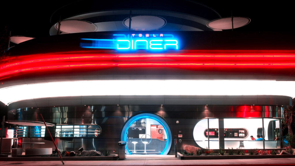 Tesla’s New Diner Infuriates Locals As It Attracts The Wrong Kind Of Attention