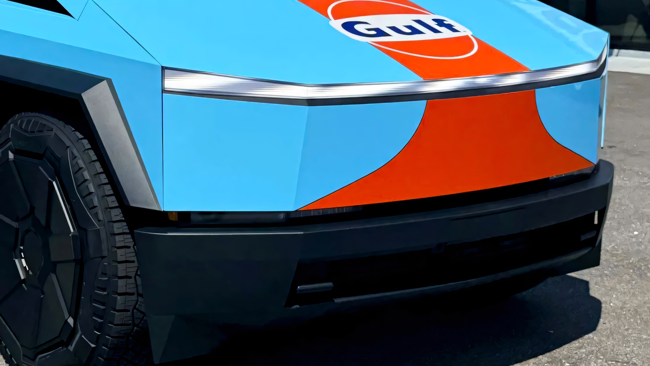 No One Was Sold On This Gulf Oil Cybertruck