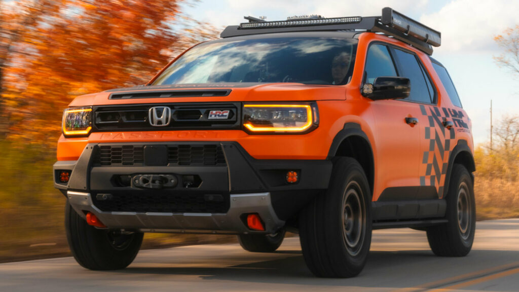  Honda Plans To Make The 2027 Passport Look &lsquo;More Masculine&rsquo;