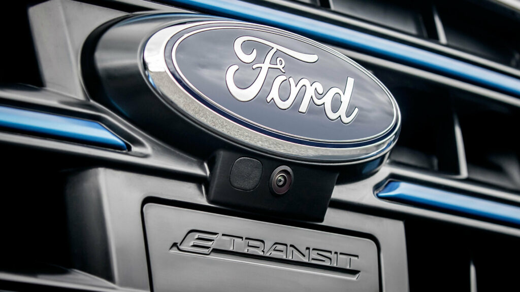 Ford E-Transit ззаду