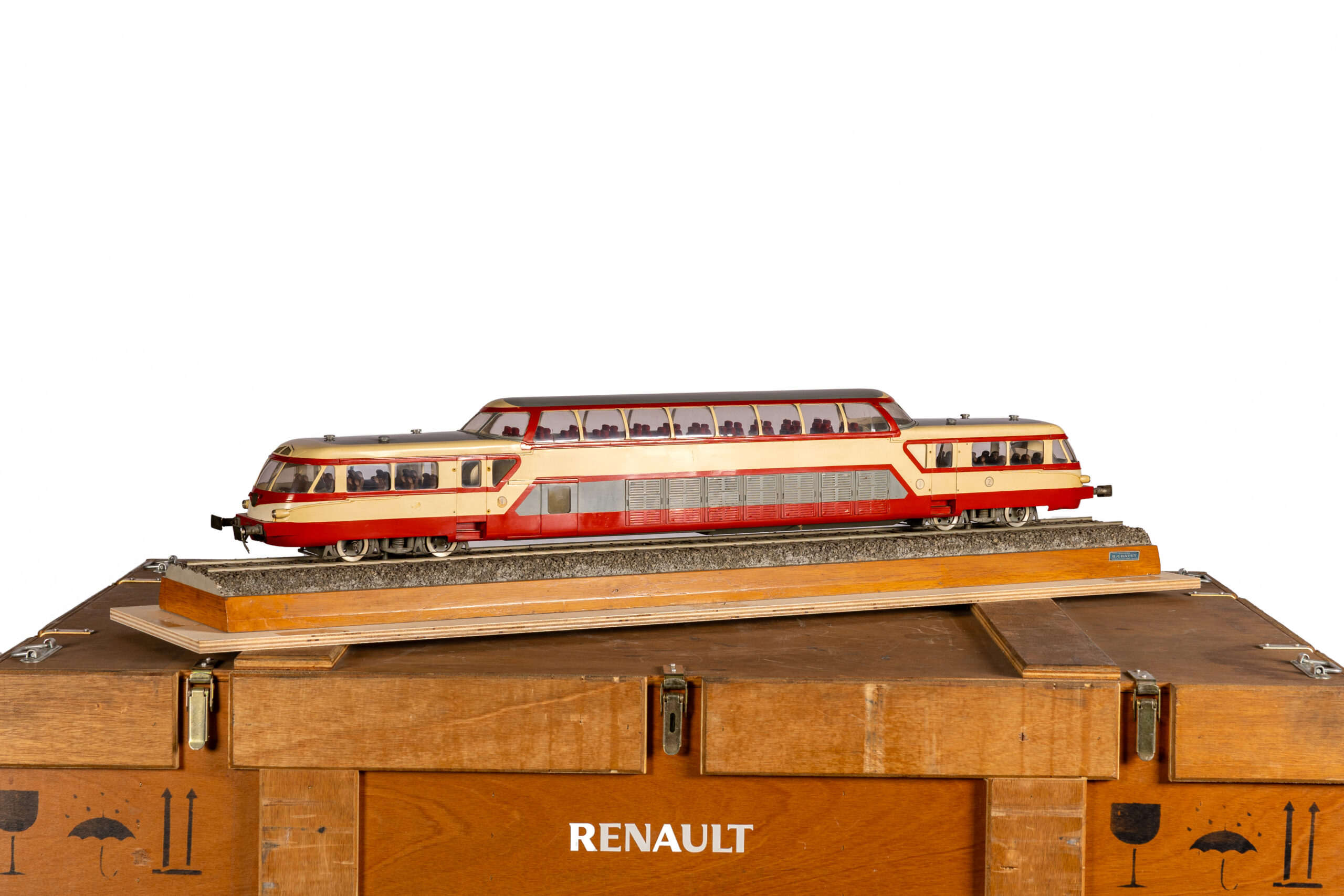 Model of the panoramic railcar