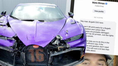 Bugatti CEO DMs Popular Influencer Who Threatened To 3D Print His