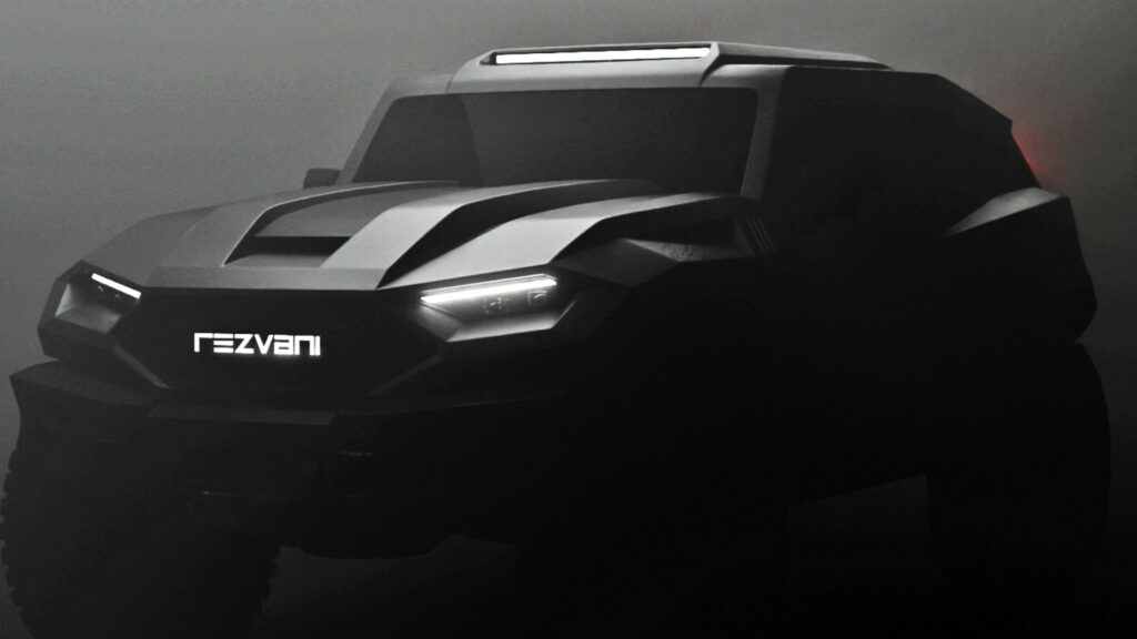 Rezvani Tank front teaser