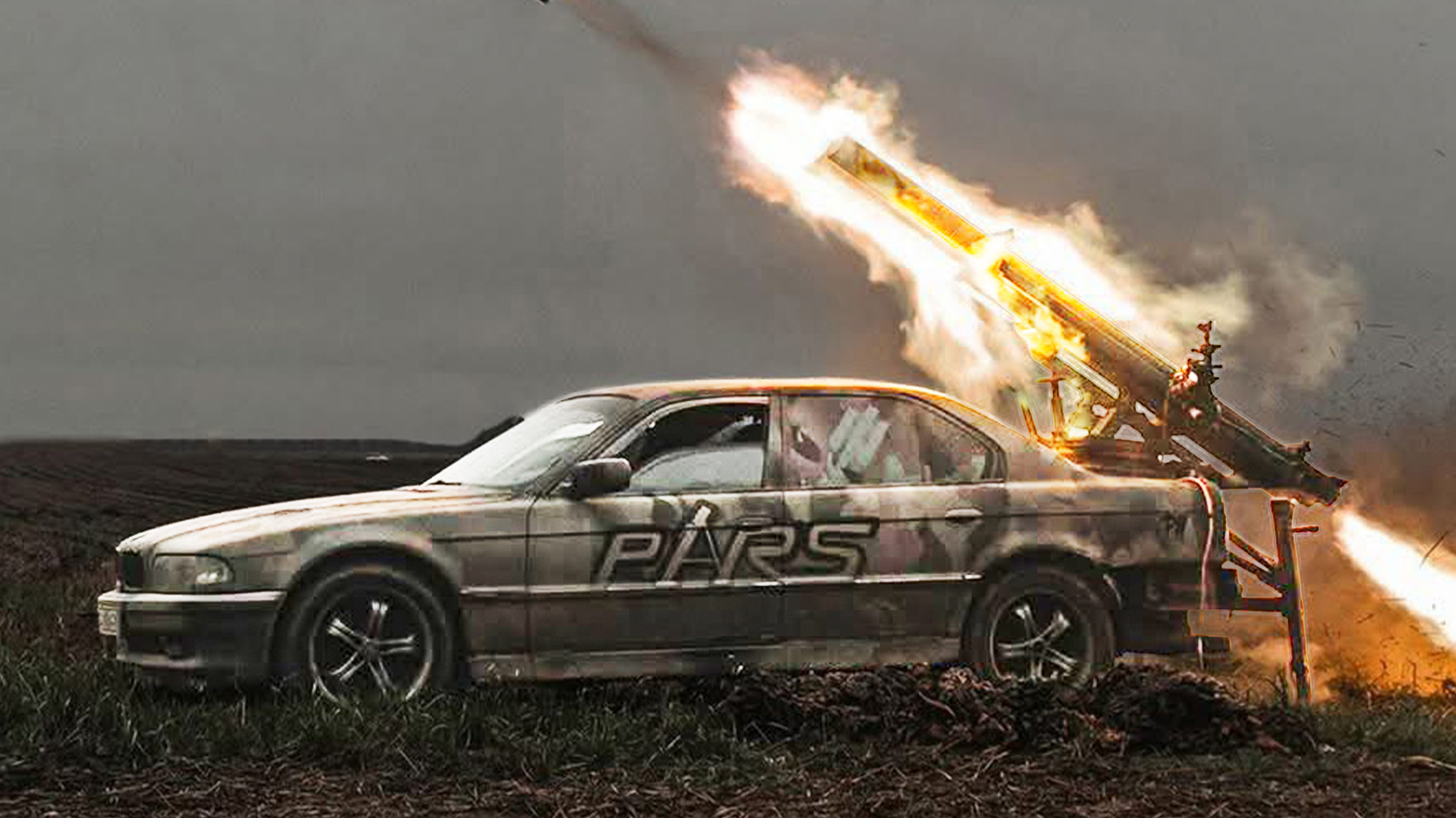 Ukraina Mengubah BMW Seri 7 Menjadi Peluncur Roket Mewah untuk Melawan Rusia