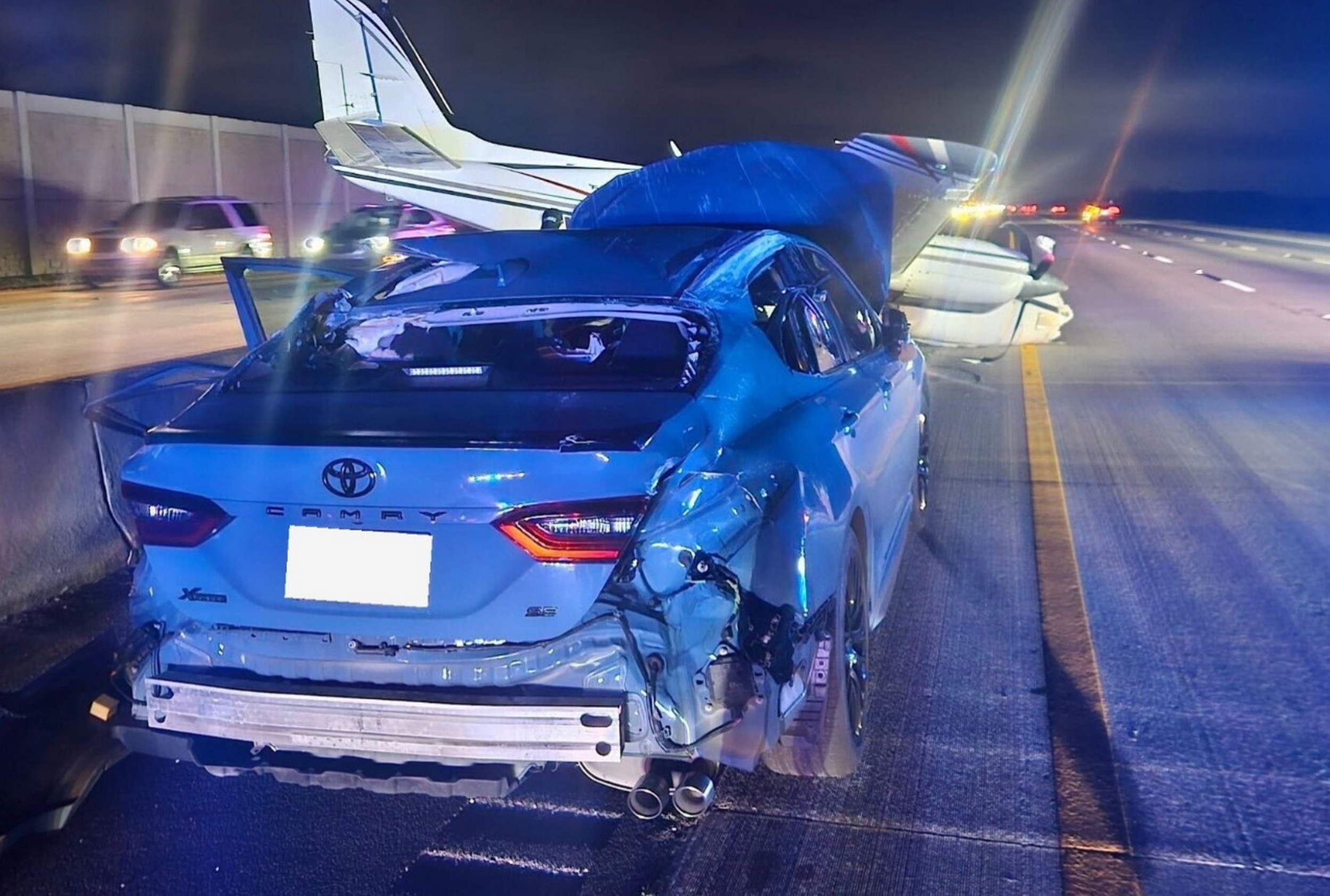 She Was Driving Her Camry When A Plane Dropped On Her Roof ...