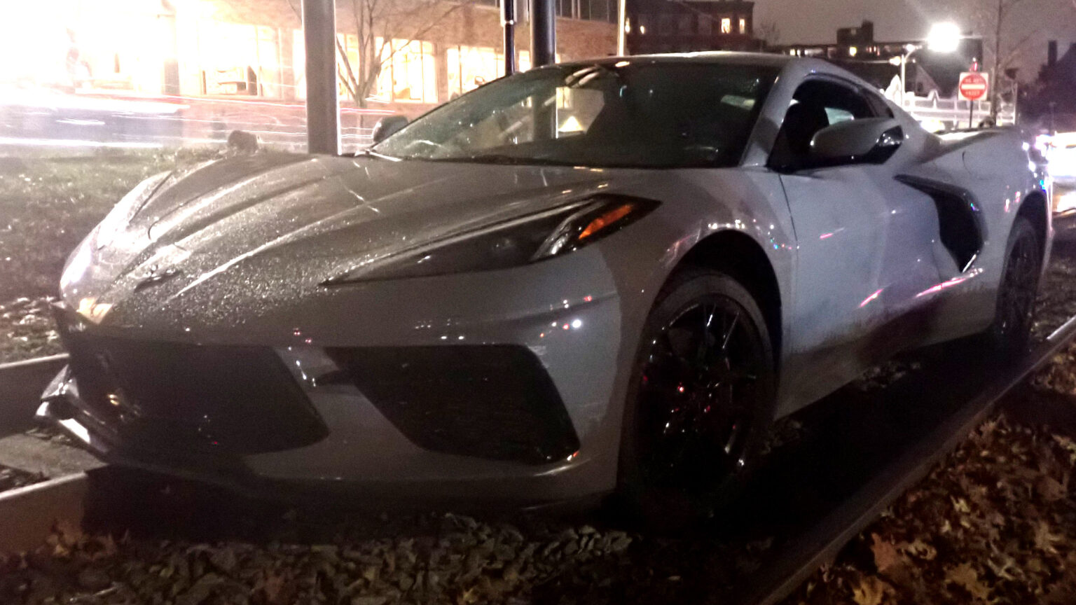 Unlicensed Corvette C8 Driver Blames ‘Wrong Turn’ After Getting Stuck ...
