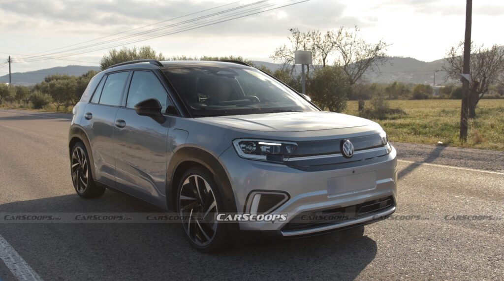 Вигляд збоку на Volkswagen ID. Cross