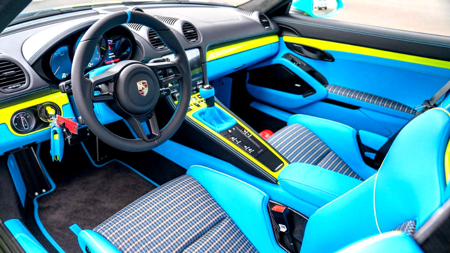 This Porsche Looks Like It Was Designed By A Highlighter With ADHD