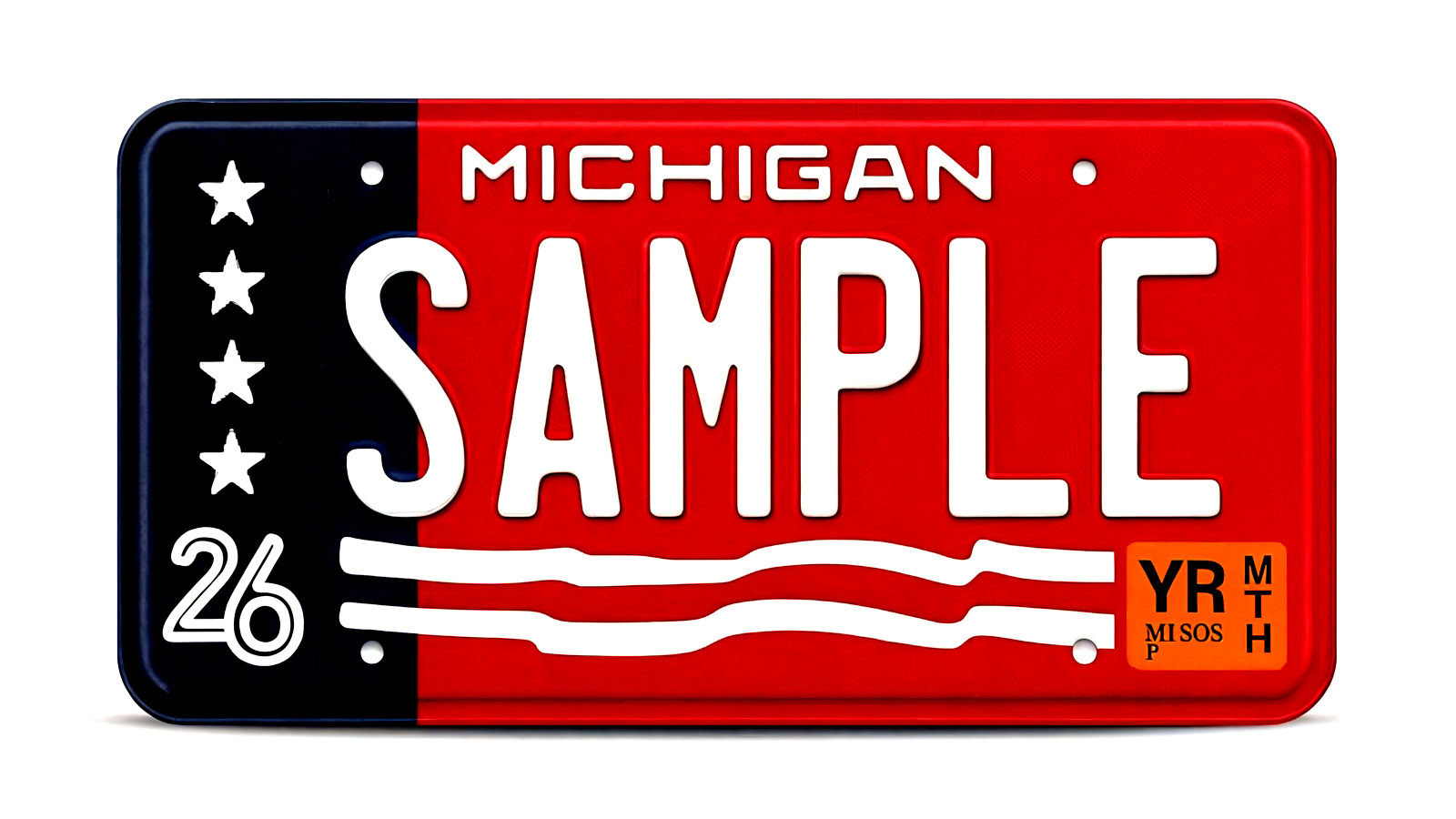 Michigan Brings Back Its Flashiest Retro License Plate For A Very American Reason