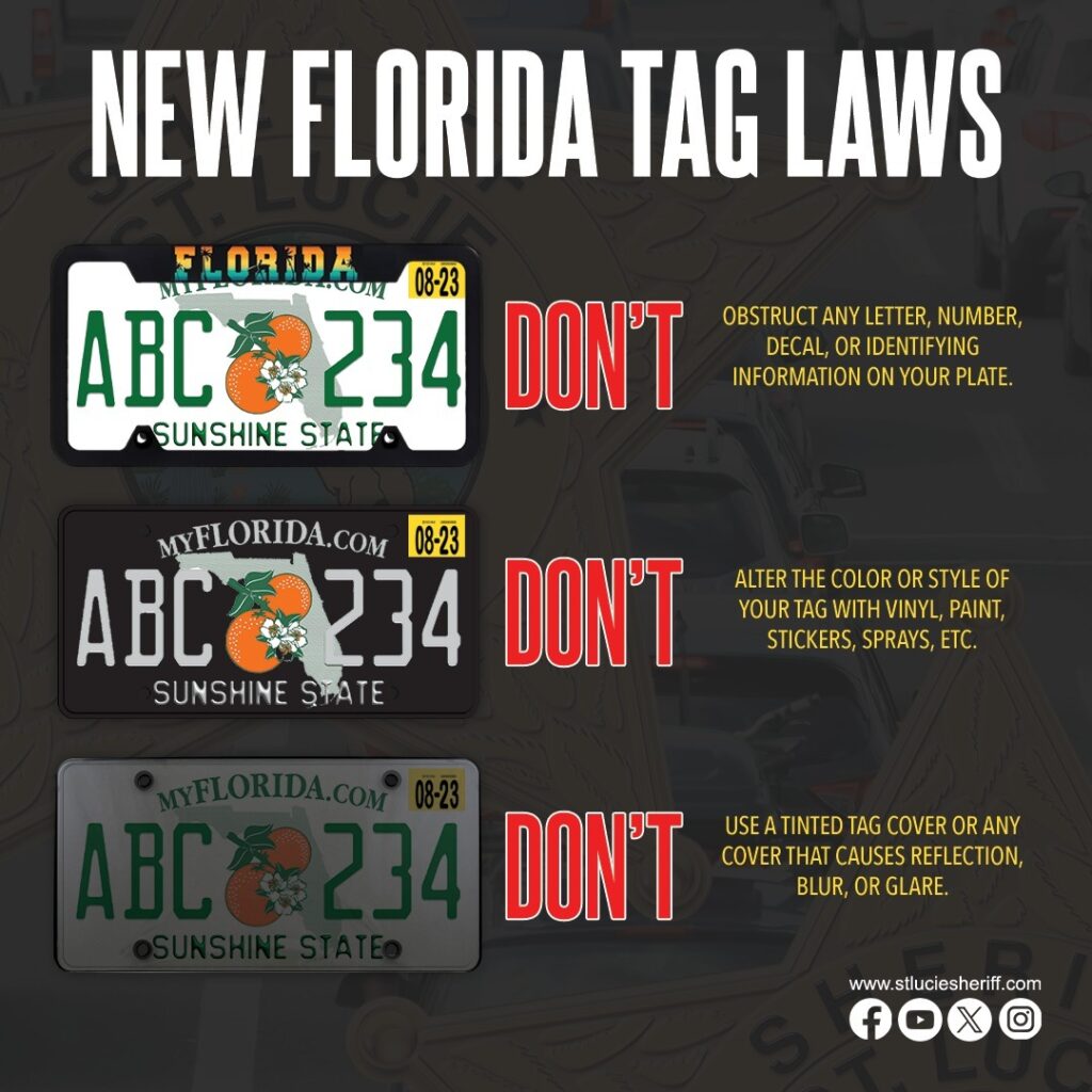 This Plate Frame Got A Man Arrested, Even Though Florida Says It’s Legal