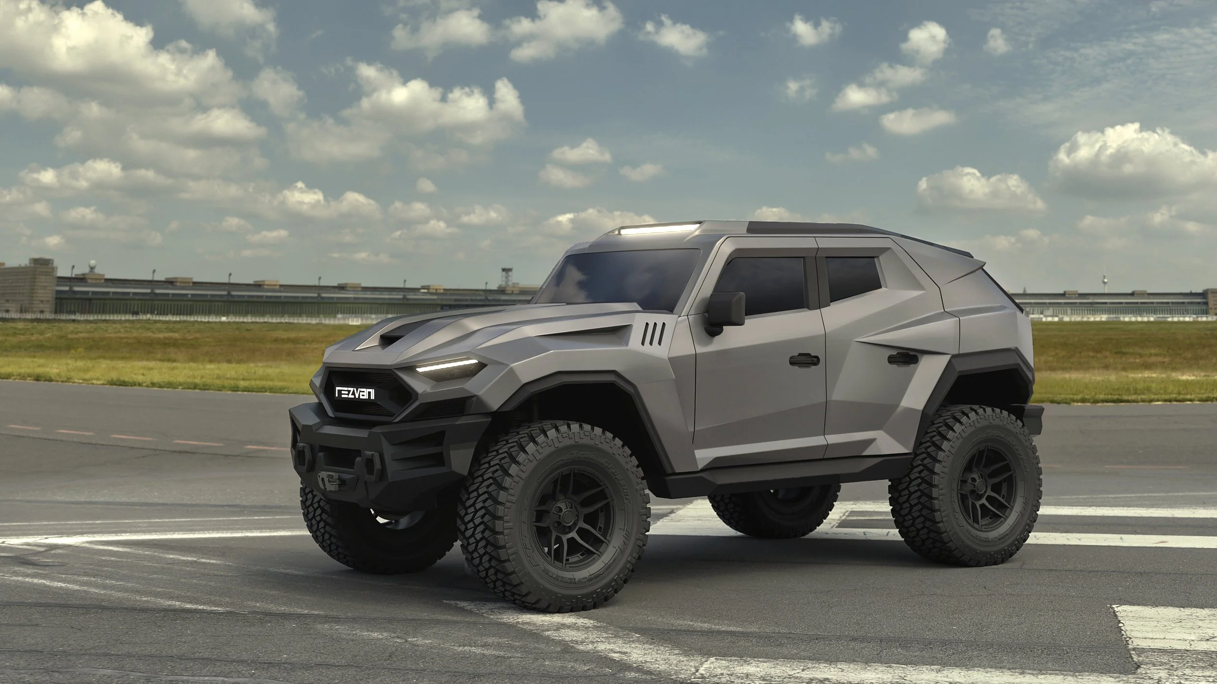 Anda dapat memesan tank Wrangler ini dengan pelindung lapis baja, masker gas, dan tabir asap.
