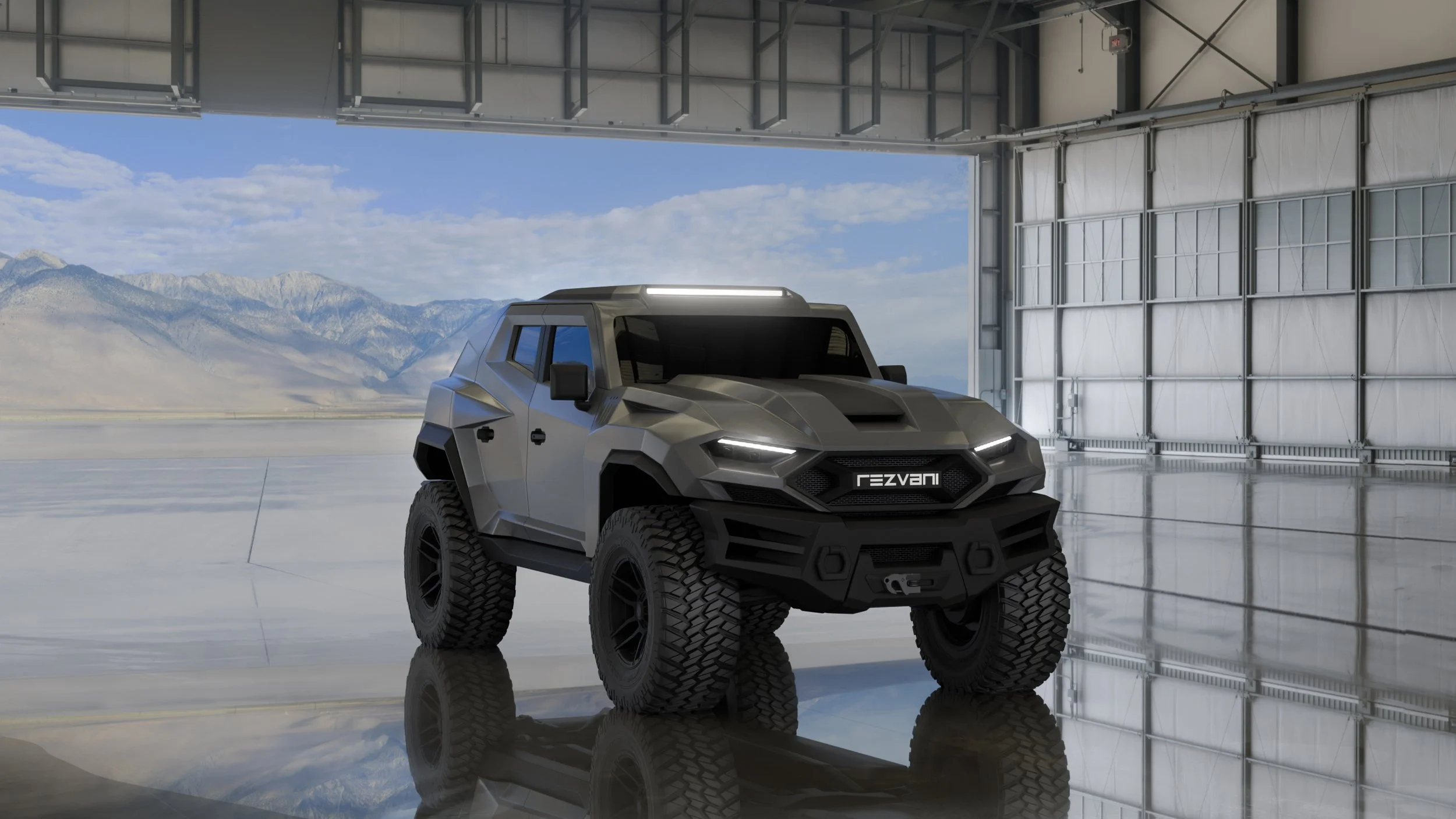 Anda dapat memesan tank Wrangler ini dengan pelindung lapis baja, masker gas, dan tabir asap.
