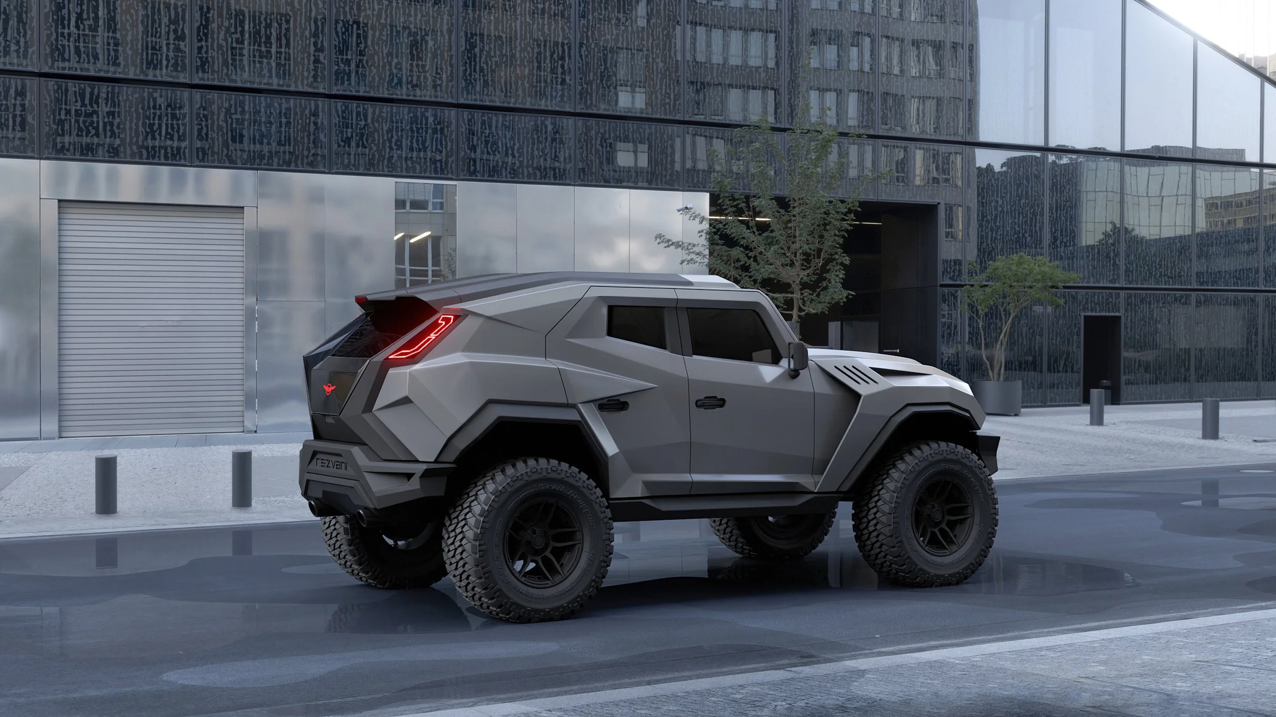 Anda dapat memesan tank Wrangler ini dengan pelindung lapis baja, masker gas, dan tabir asap.