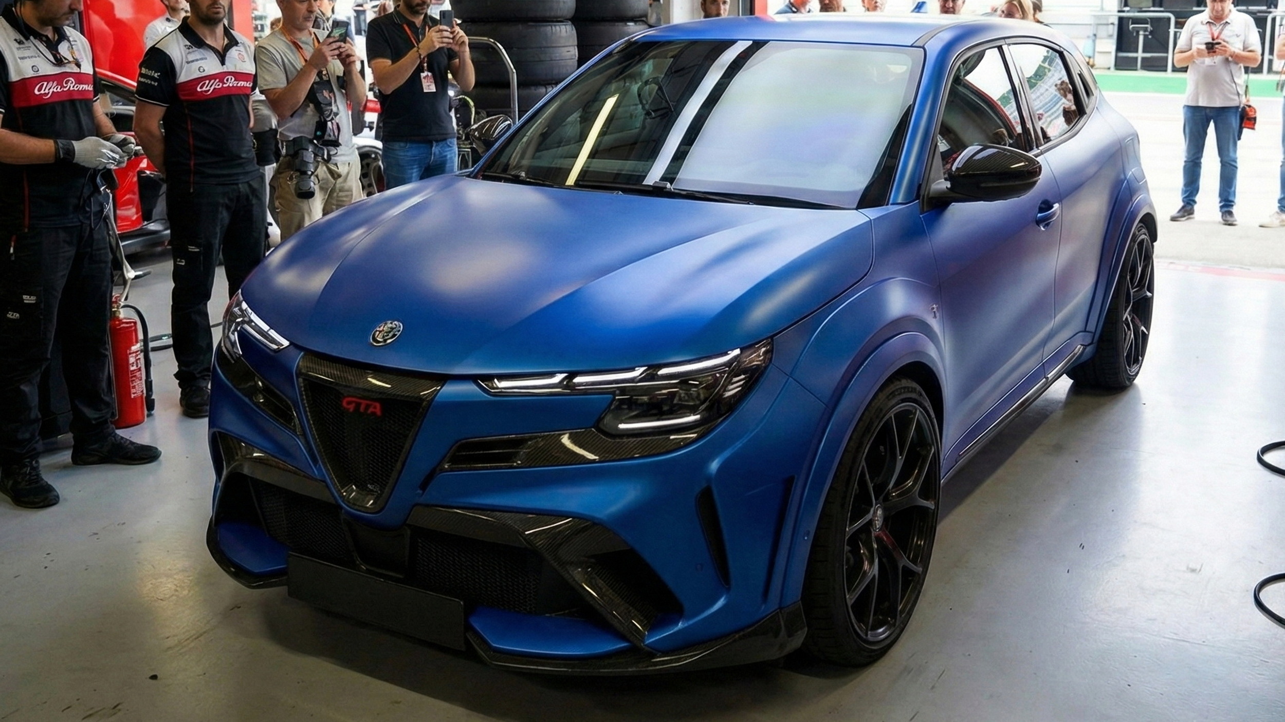 Малюк Alfa GTA виглядає належним чином, але це все ще цифровий дим