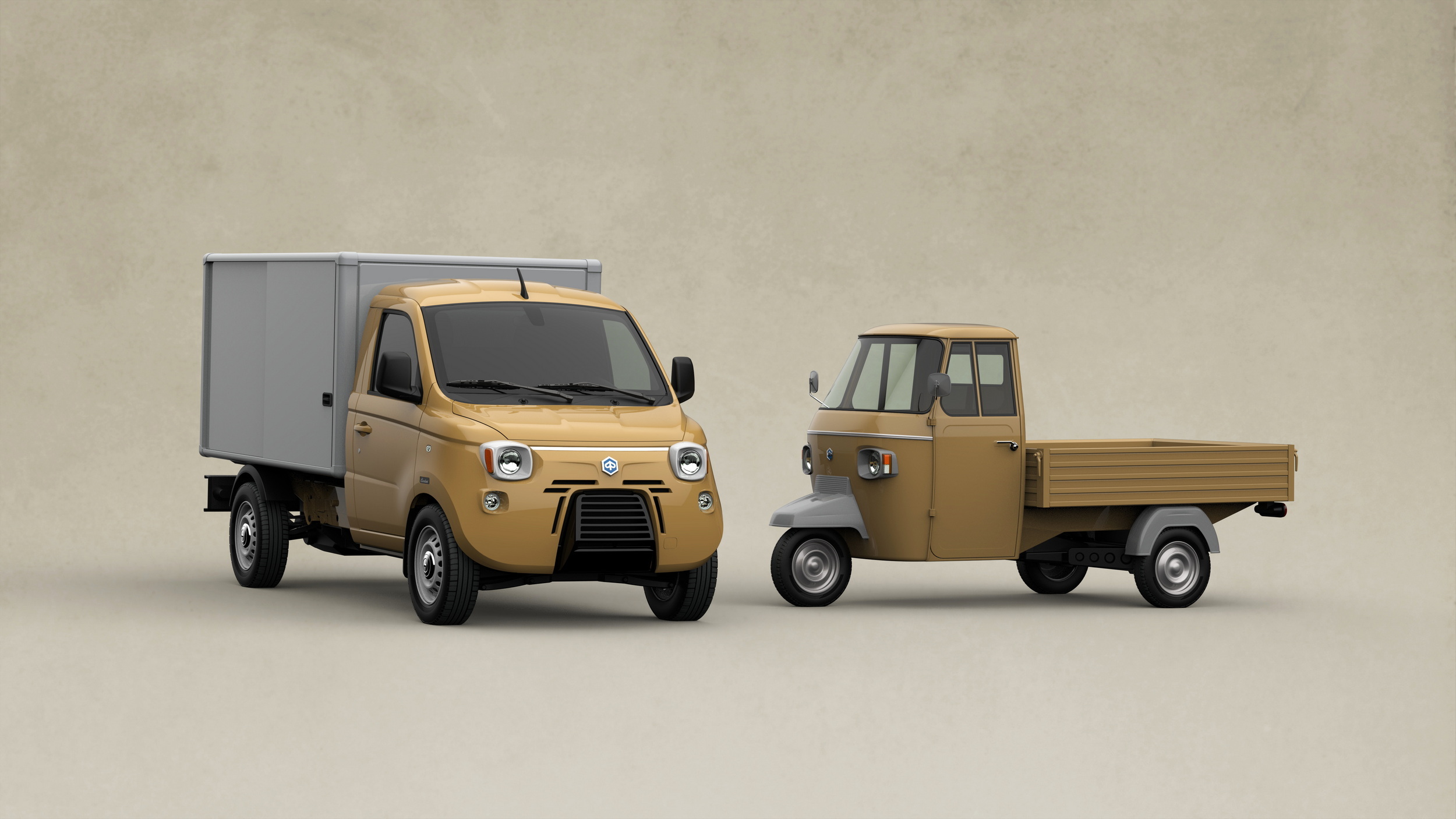 Цей ретро-комплект перетворює робочу вантажівку Piaggio на щось прямо з 1978 року