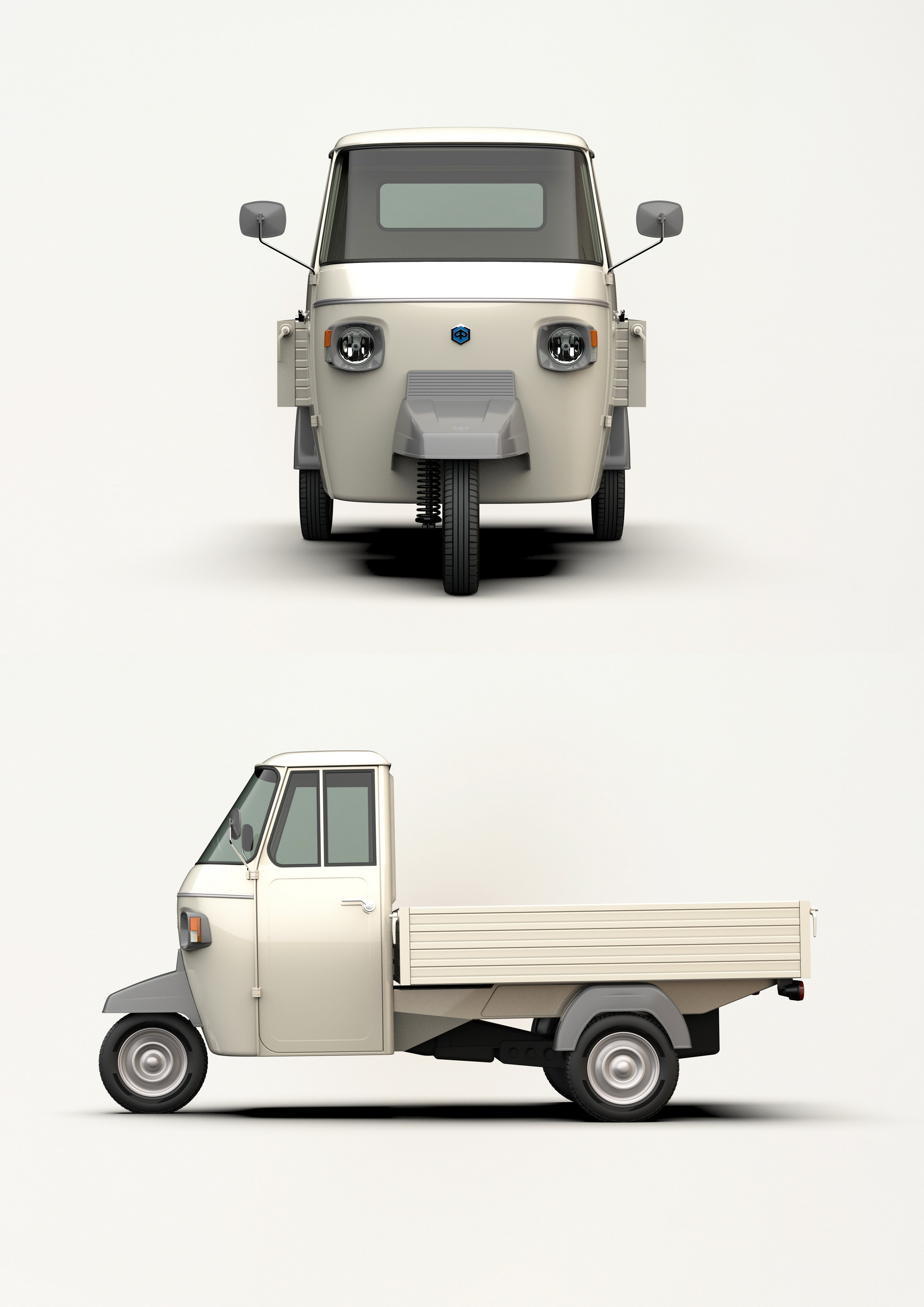 Цей ретро-комплект перетворює робочу вантажівку Piaggio на щось прямо з 1978 року