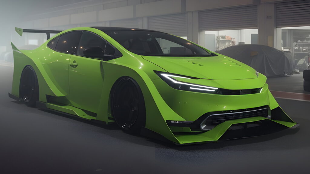  This Prius Looks Like It Escaped From A Street Racing Anime