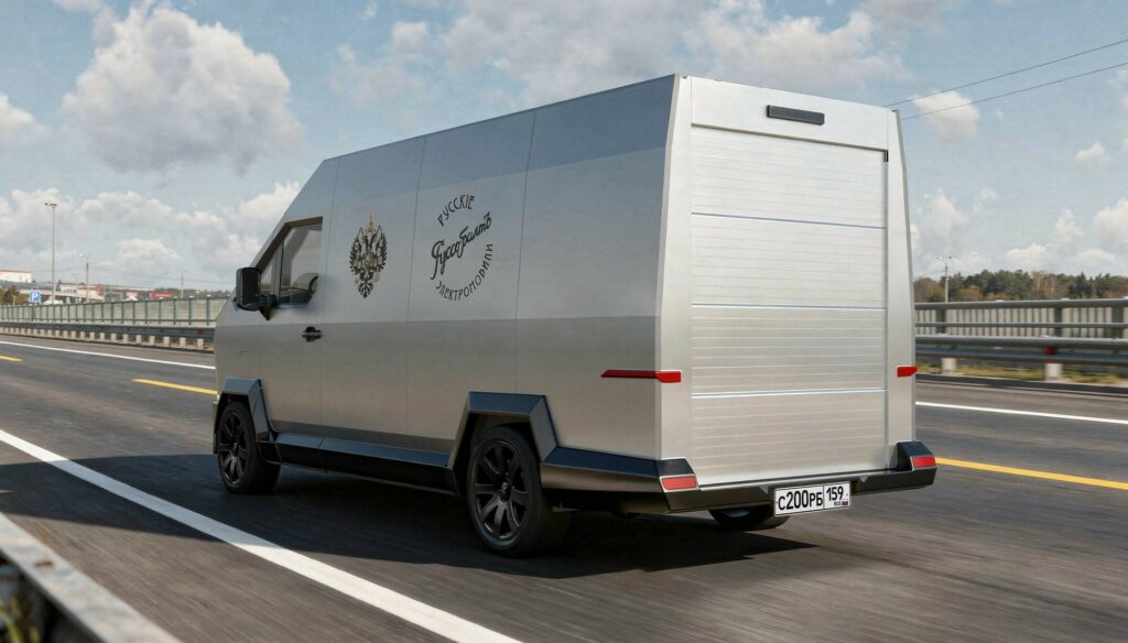  Tesla Never Made A Cybervan, So A Russian Startup Did It First
