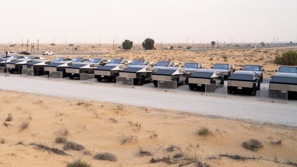  Tesla’s Trying To Sell The Cybertruck Somewhere You’d Never Worry About Gas