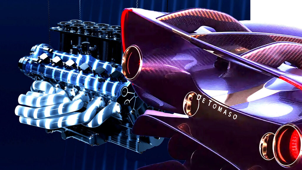 De Tomaso Chases The Sound Of Old Formula 1 With Big New V12