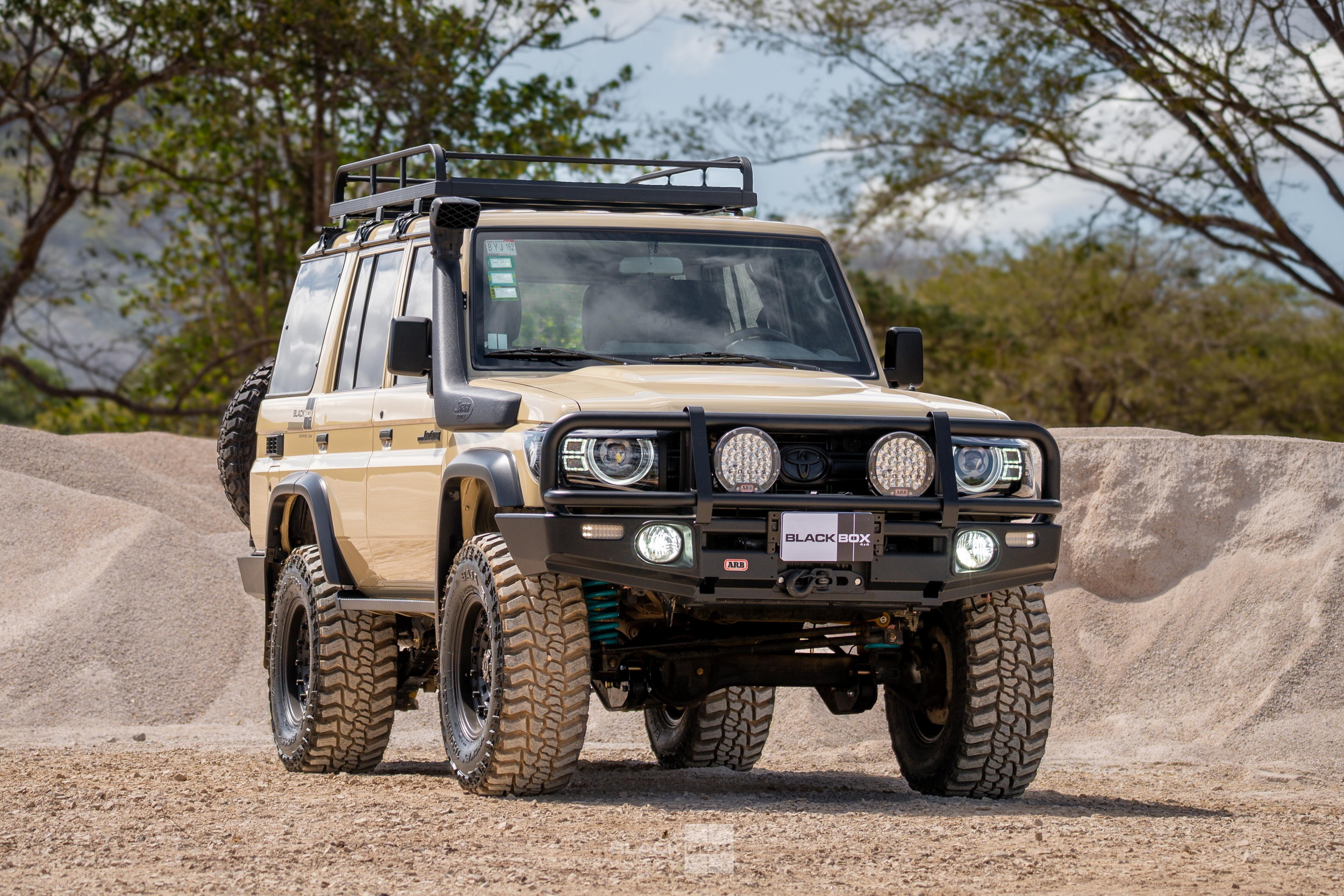 Lc76 Sw Modern Land Rover Headlamps Shouldn’t Fit A Classic Land Cruiser, But ...