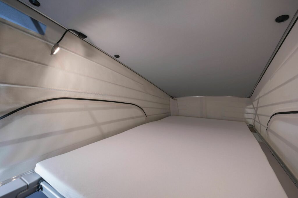  Mercedes Built A Two-Story Sleep Setup That Still Fits In A Parking Spot