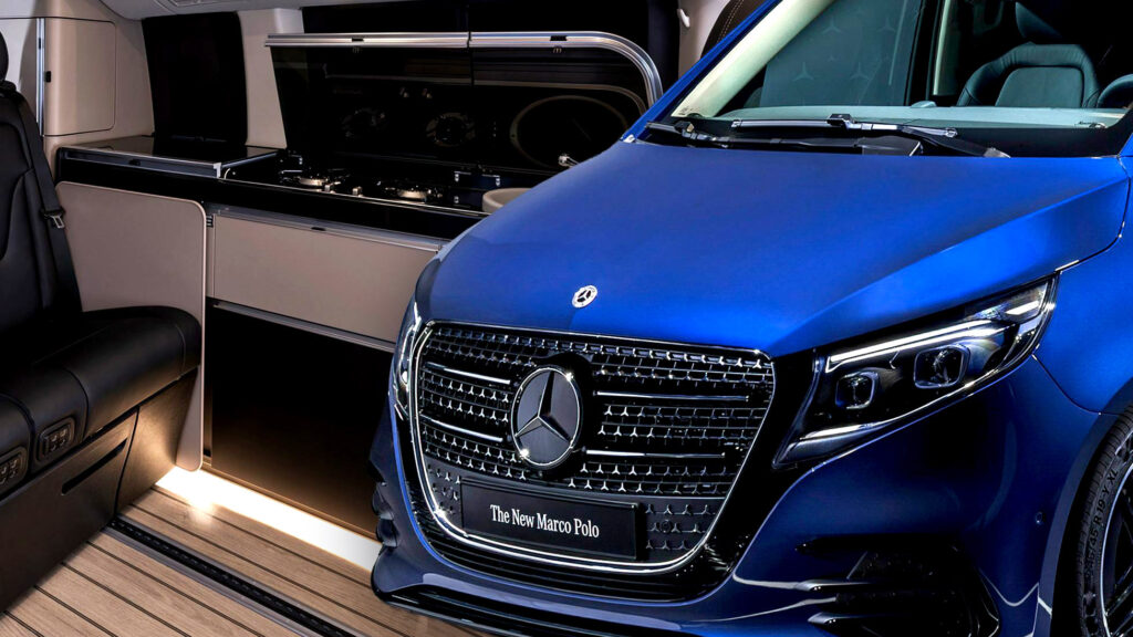  Mercedes Built A Two-Story Sleep Setup That Still Fits In A Parking Spot